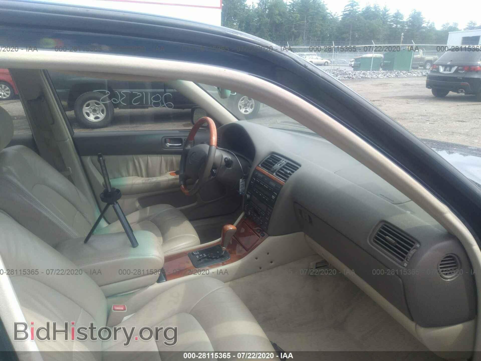 1999 LEXUS LS - VIN: JT8BH28F8X0154261 - Фото 5