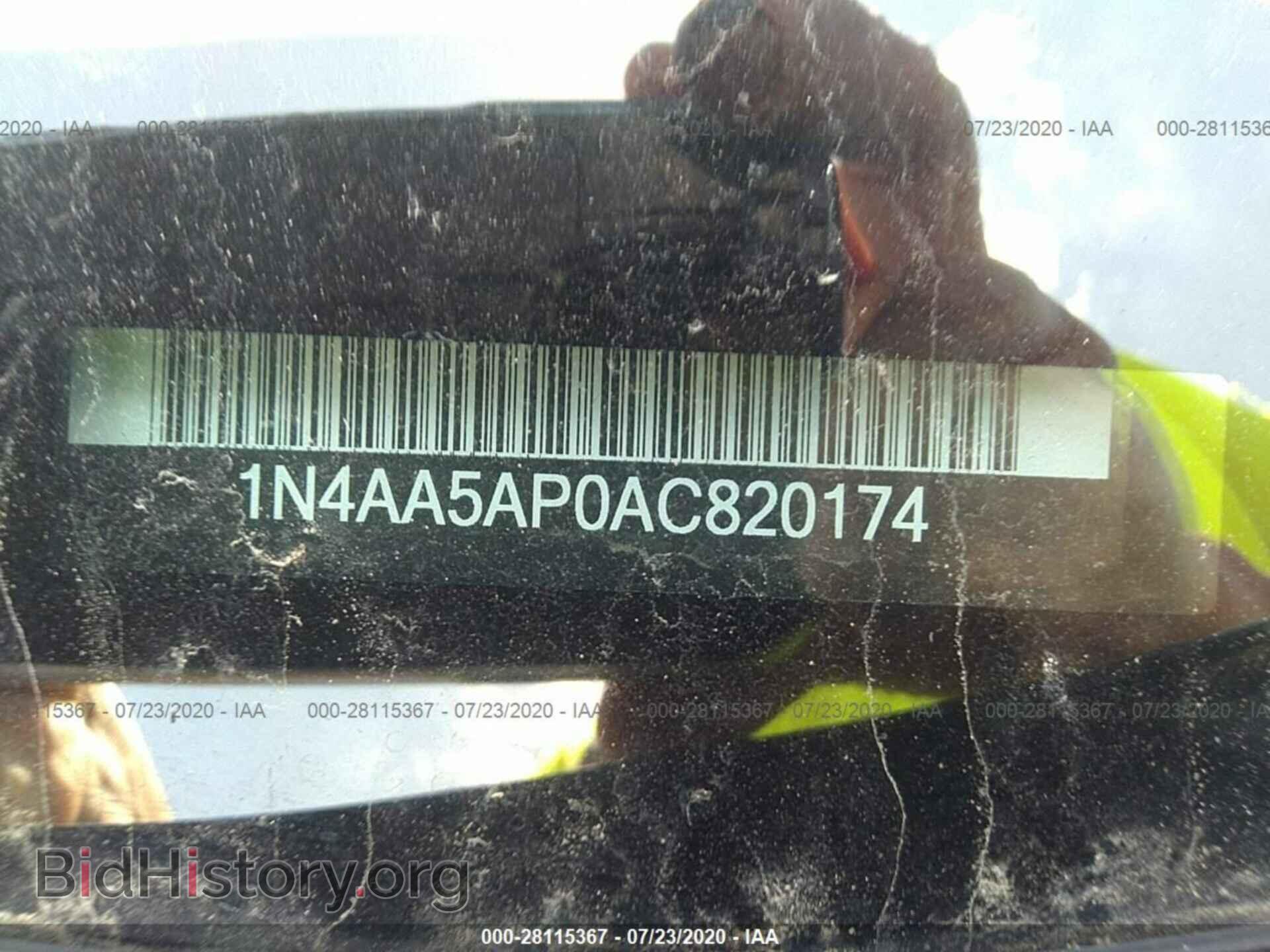 2010 NISSAN MAXIMA - VIN: 1N4AA5AP0AC820174 - Фото 9