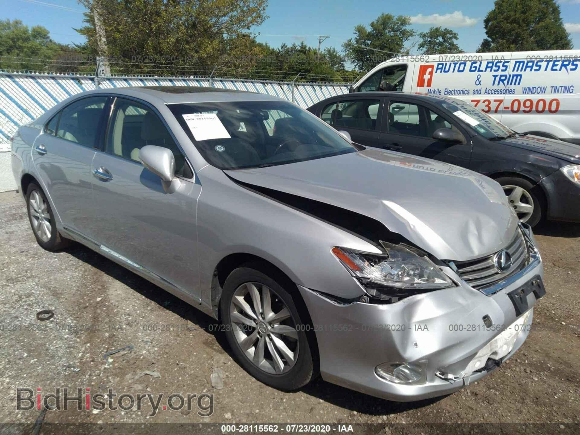 Photo JTHBK1EG3C2500983 - LEXUS ES 350 2012