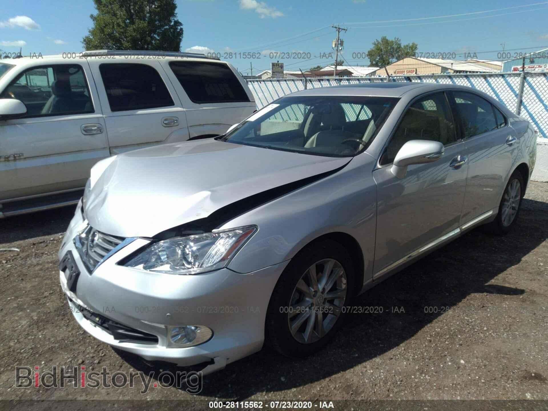 2012 LEXUS ES 350 - VIN: JTHBK1EG3C2500983 - Фото 2