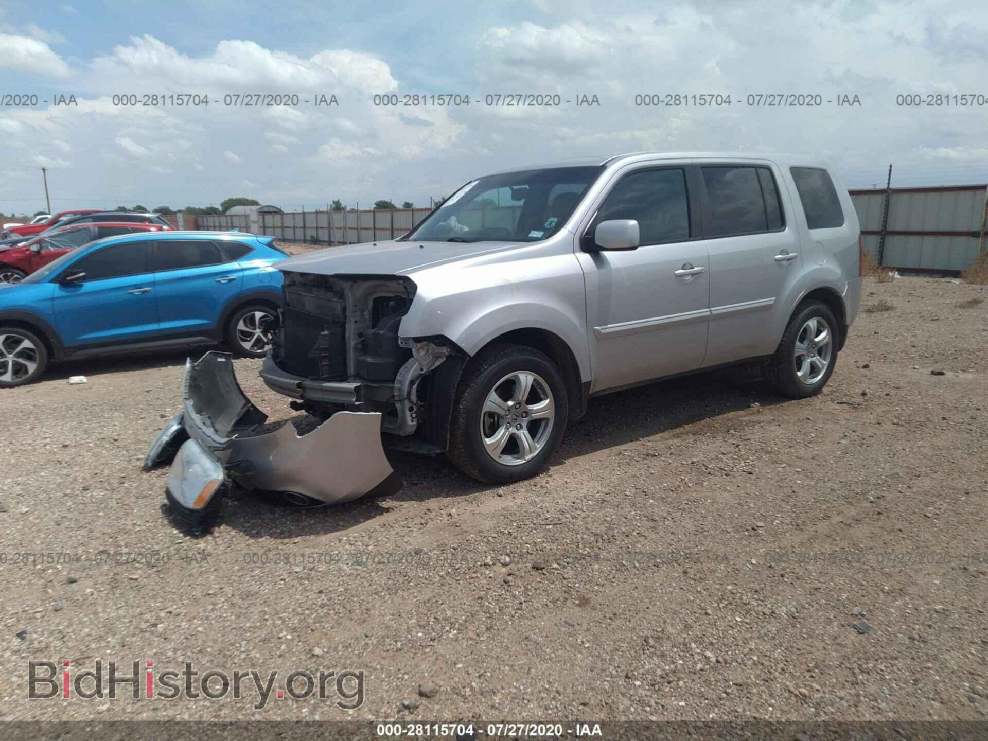 2014 HONDA PILOT - VIN: 5FNYF3H55EB002502 - Фото 2