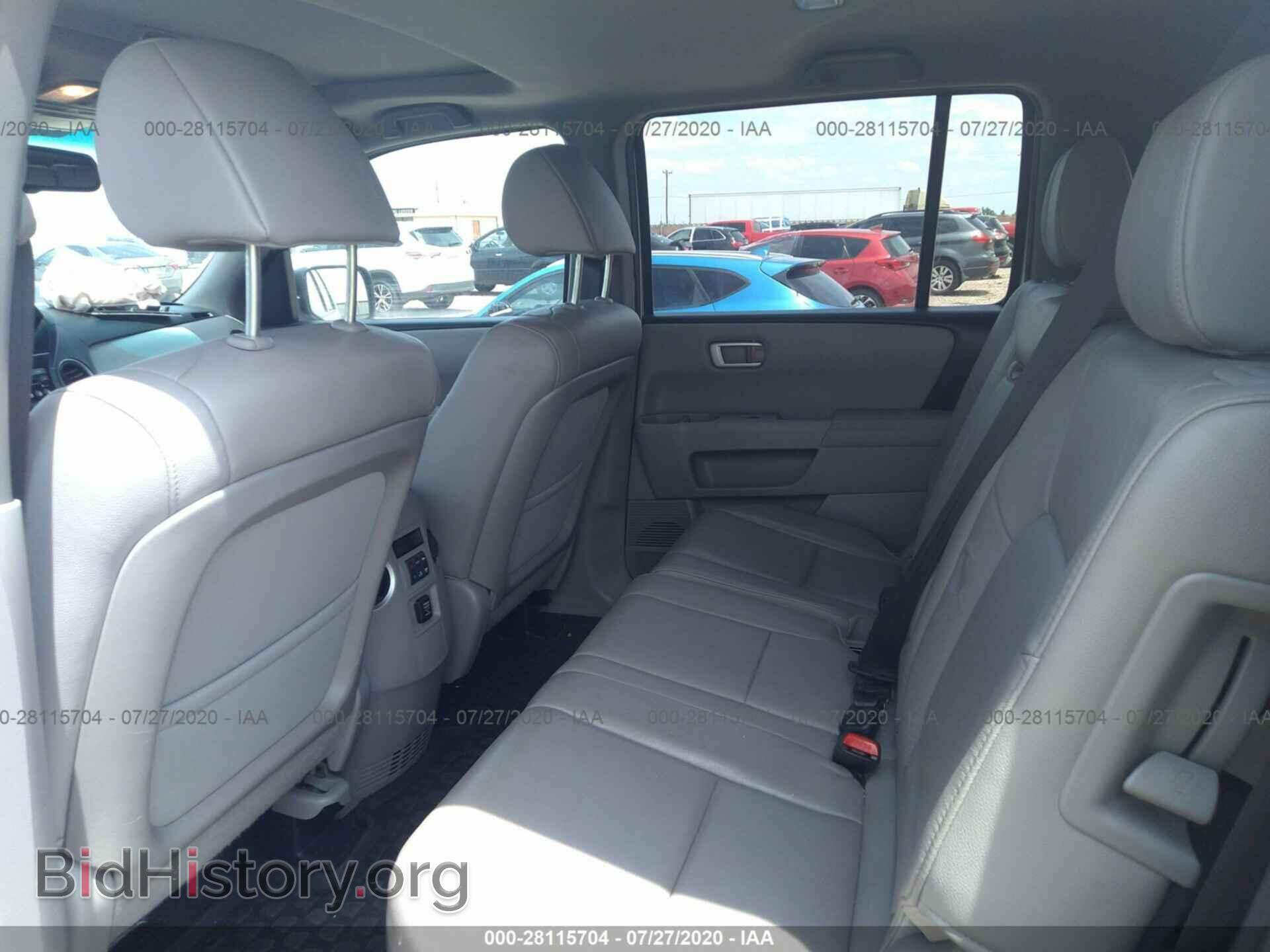 2014 HONDA PILOT - VIN: 5FNYF3H55EB002502 - Фото 8