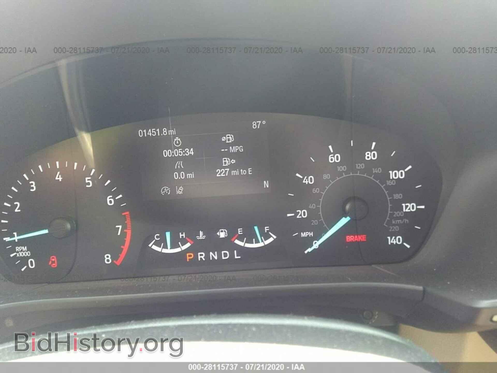 2020 FORD ESCAPE - VIN: 1FMCU0G62LUA97657 - Photo 7
