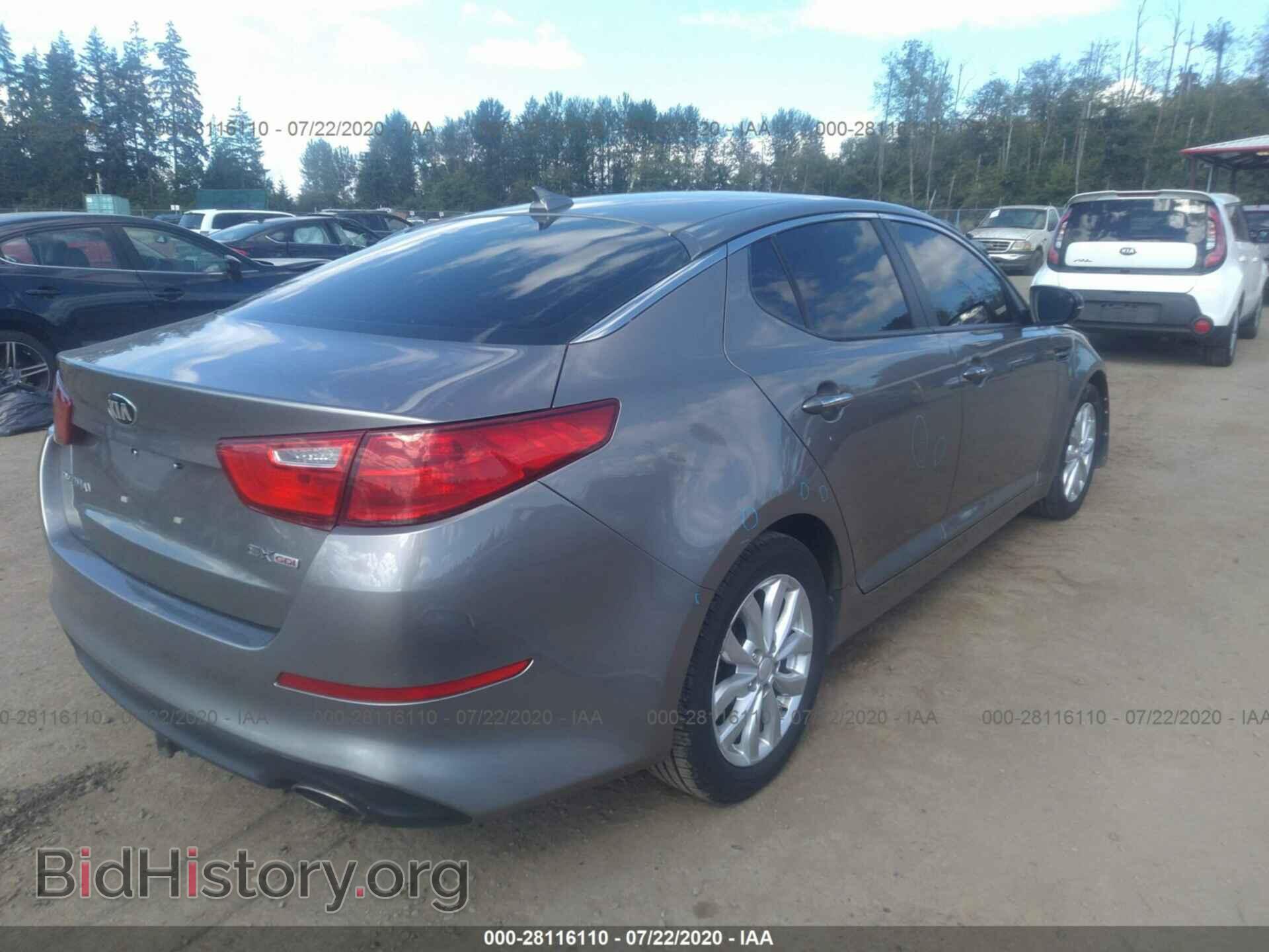 2015 KIA OPTIMA - VIN: 5XXGN4A7XFG474211 - Фото 4