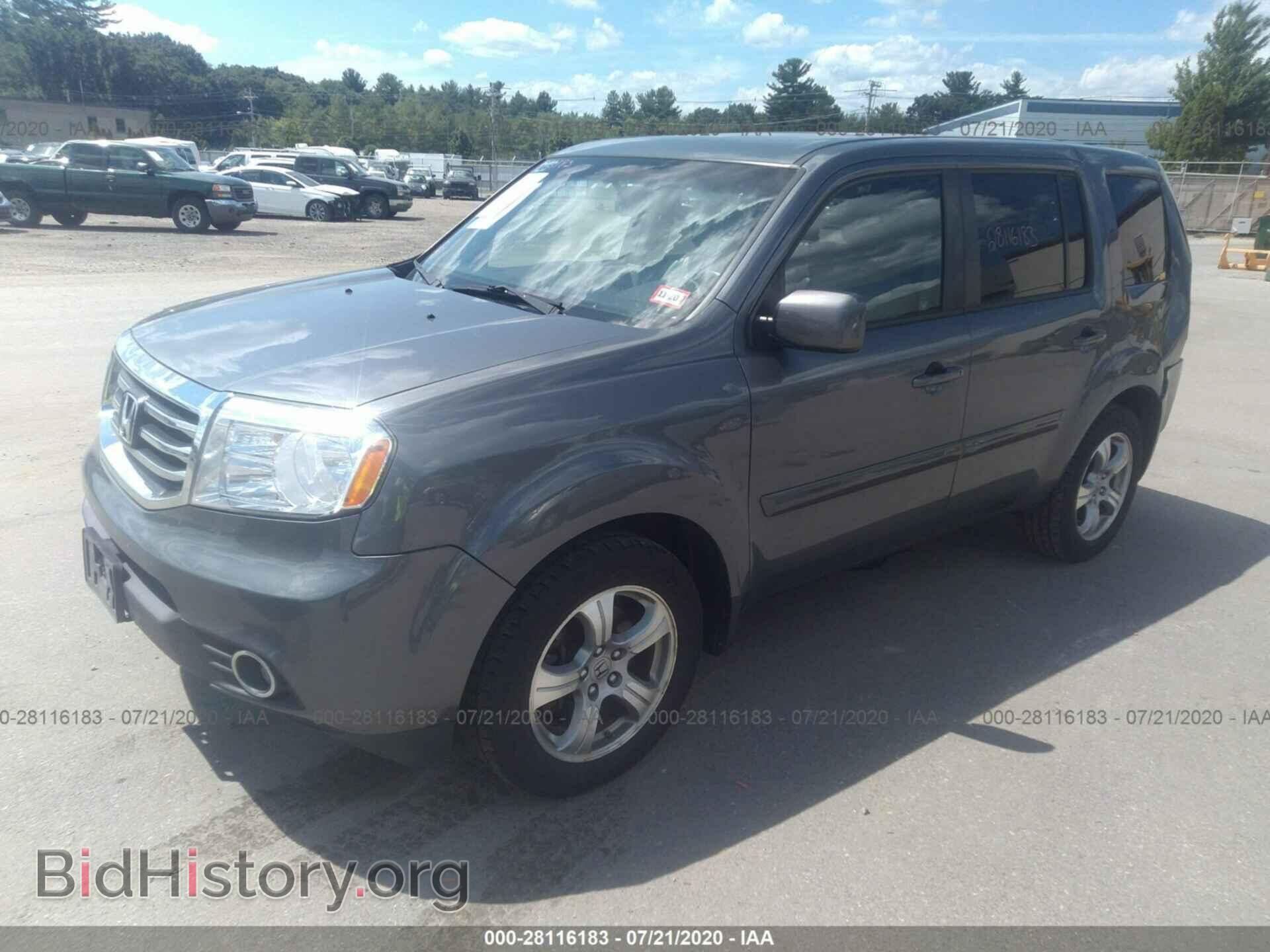 2012 HONDA PILOT - VIN: 5FNYF4H54CB020721 - Фото 2
