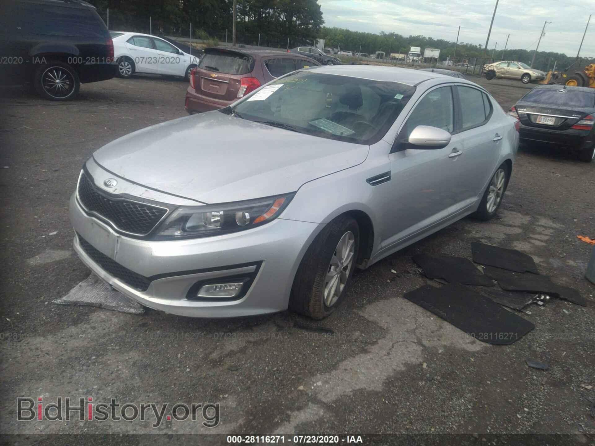 2014 KIA OPTIMA - VIN: 5XXGN4A71EG340038 - Фото 2