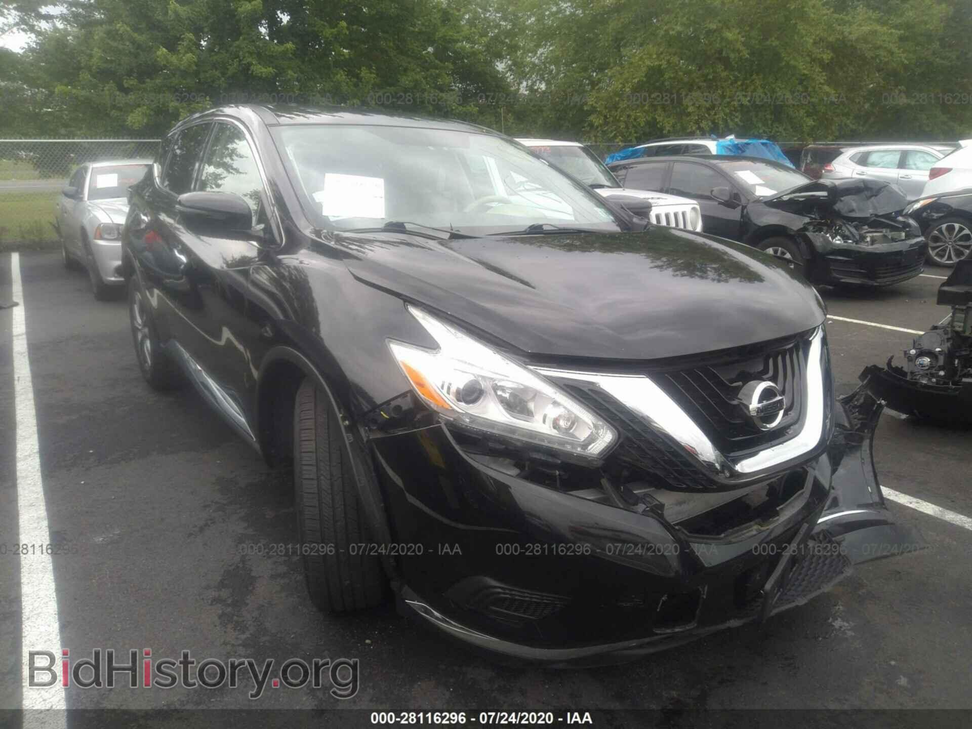 Photo 5N1AZ2MG6GN119760 - NISSAN MURANO 2016