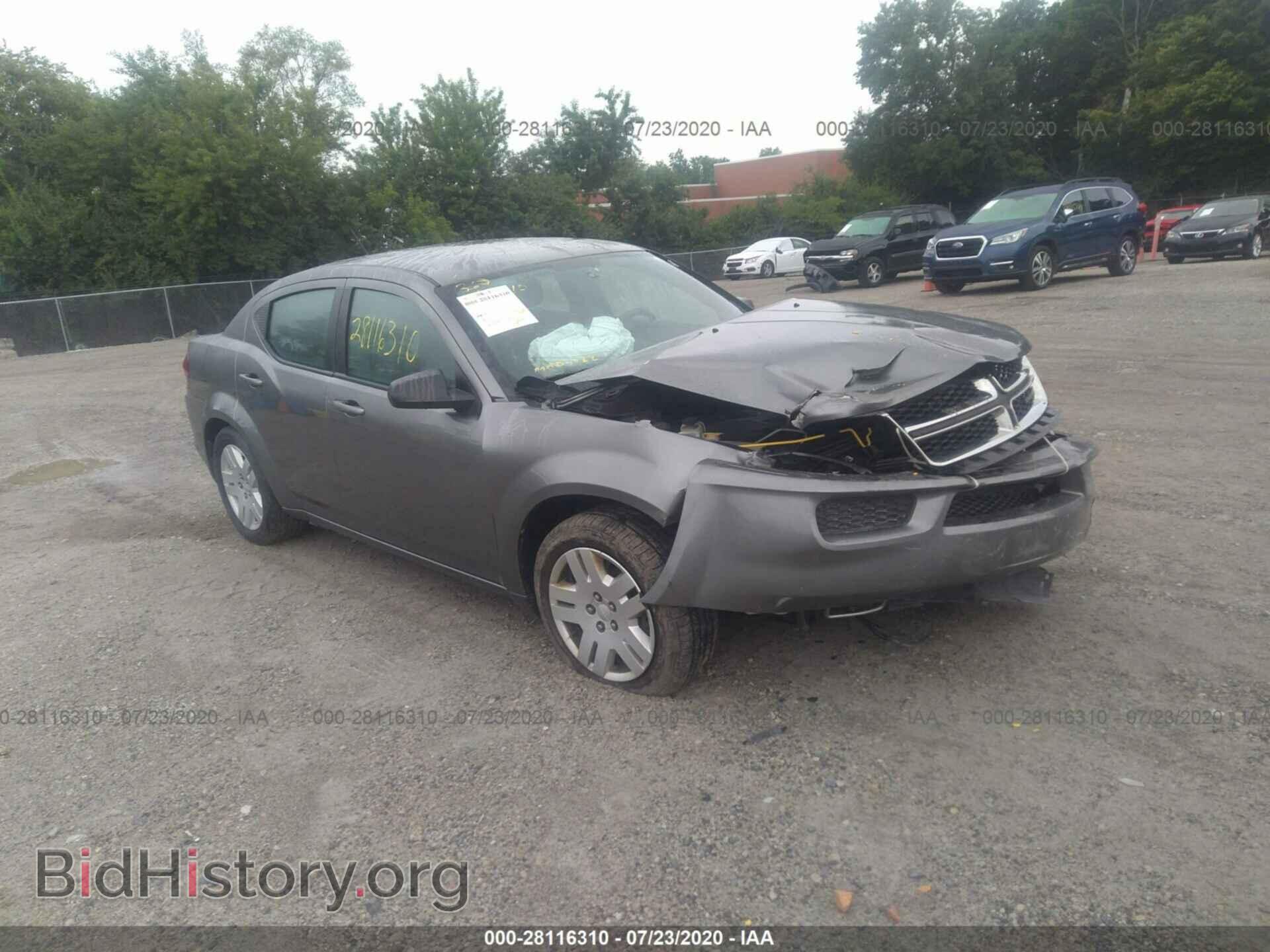 Фотография 1C3CDZAB4DN752514 - DODGE AVENGER 2013