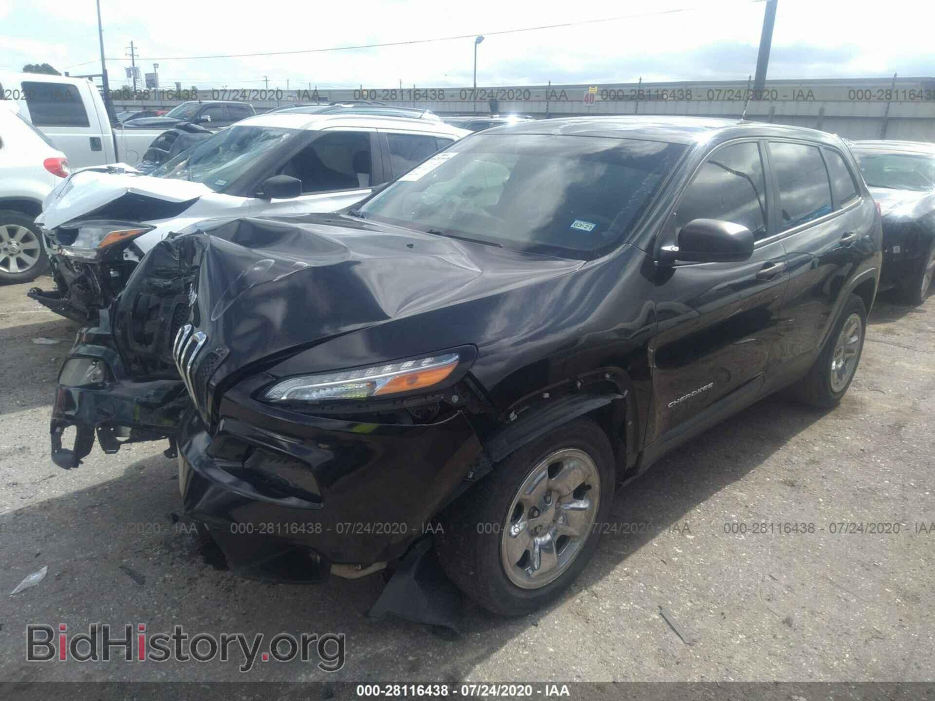 2014 JEEP CHEROKEE - VIN: 1C4PJLAB3EW200193 - Фото 2