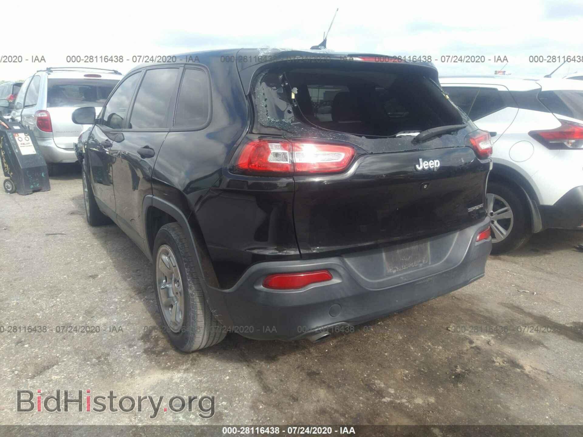 2014 JEEP CHEROKEE - VIN: 1C4PJLAB3EW200193 - Фото 3