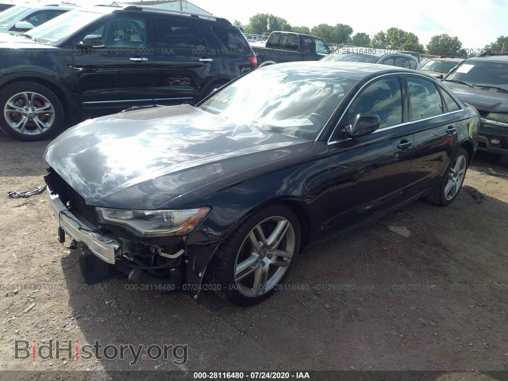 2014 AUDI A6 - VIN: WAUGFAFC2EN027289 - Фото 2