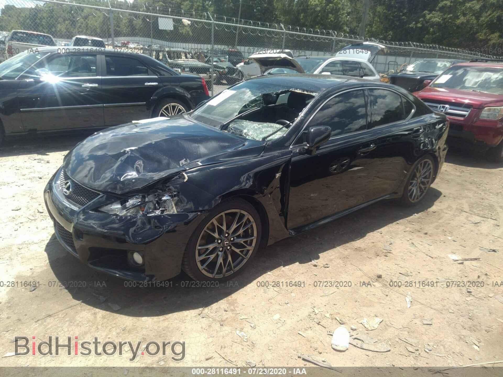 2010 LEXUS IS F - VIN: JTHBP5C23A5007042 - Фото 2