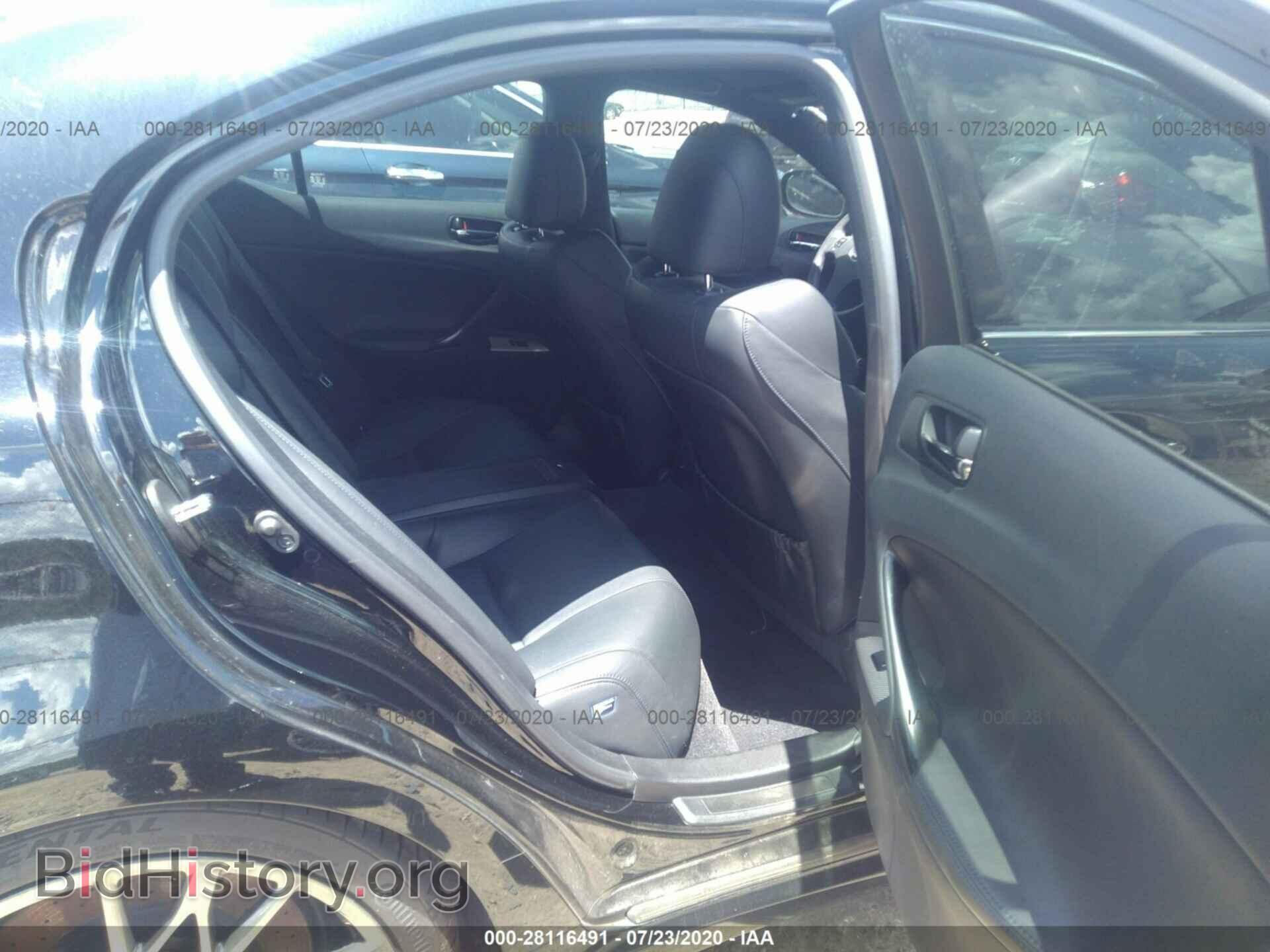2010 LEXUS IS F - VIN: JTHBP5C23A5007042 - Фото 8