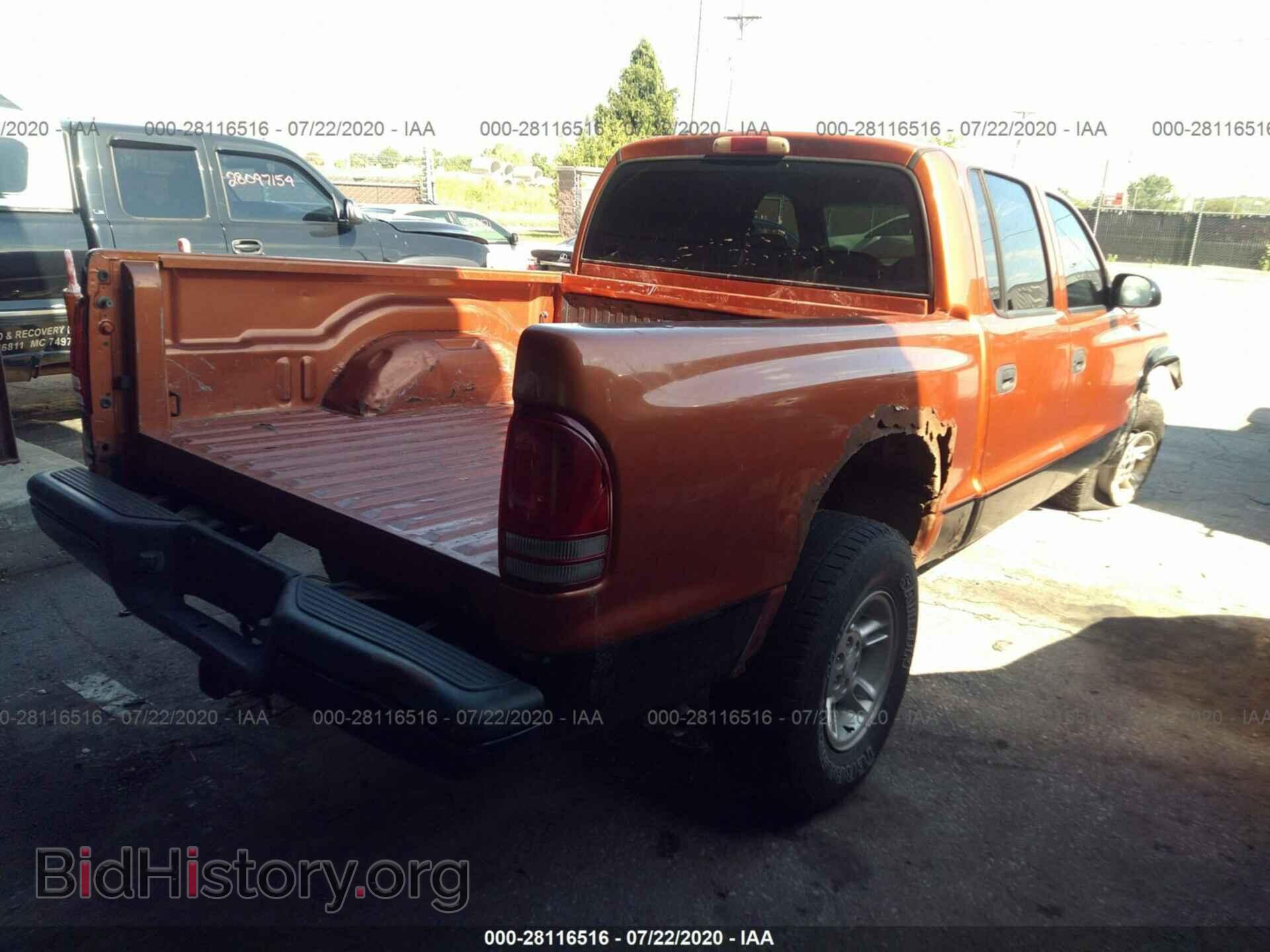 2000 DODGE DAKOTA - VIN: 1B7GG2AN6YS734657 - Фото 4