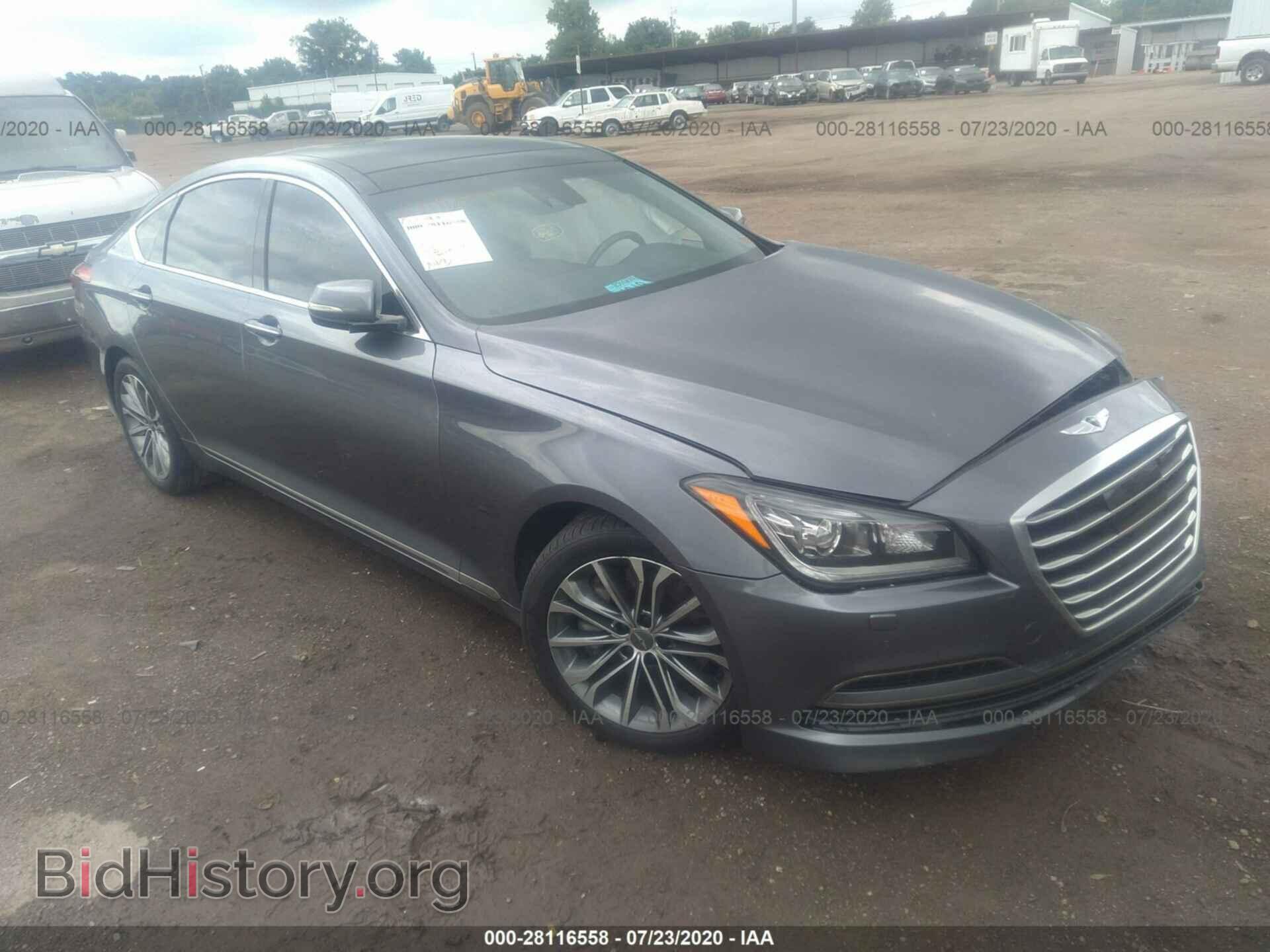 Photo KMHGN4JE8FU098015 - HYUNDAI GENESIS 2015