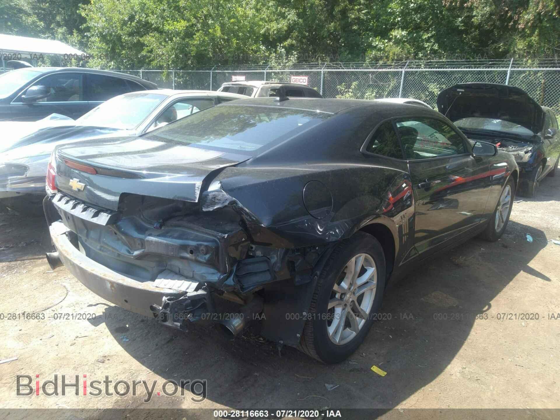 2014 CHEVROLET CAMARO - VIN: 2G1FA1E31E9152150 - Фото 4