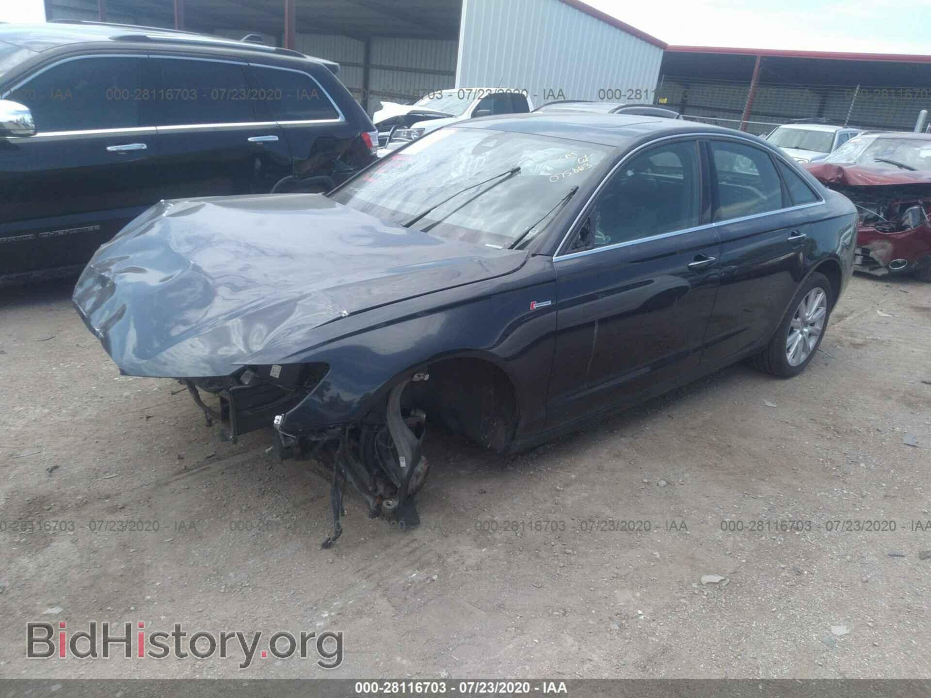 2013 AUDI A6 - VIN: WAUGGAFC1DN075863 - Фото 2