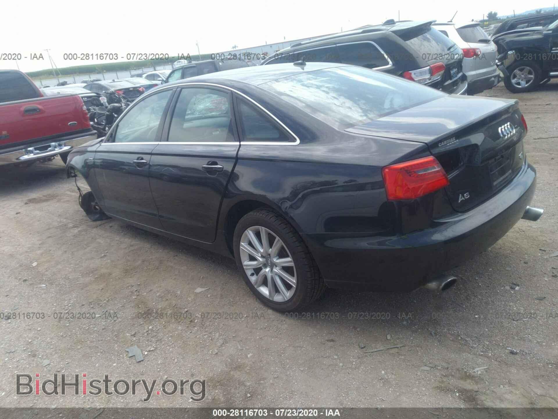 2013 AUDI A6 - VIN: WAUGGAFC1DN075863 - Фото 3