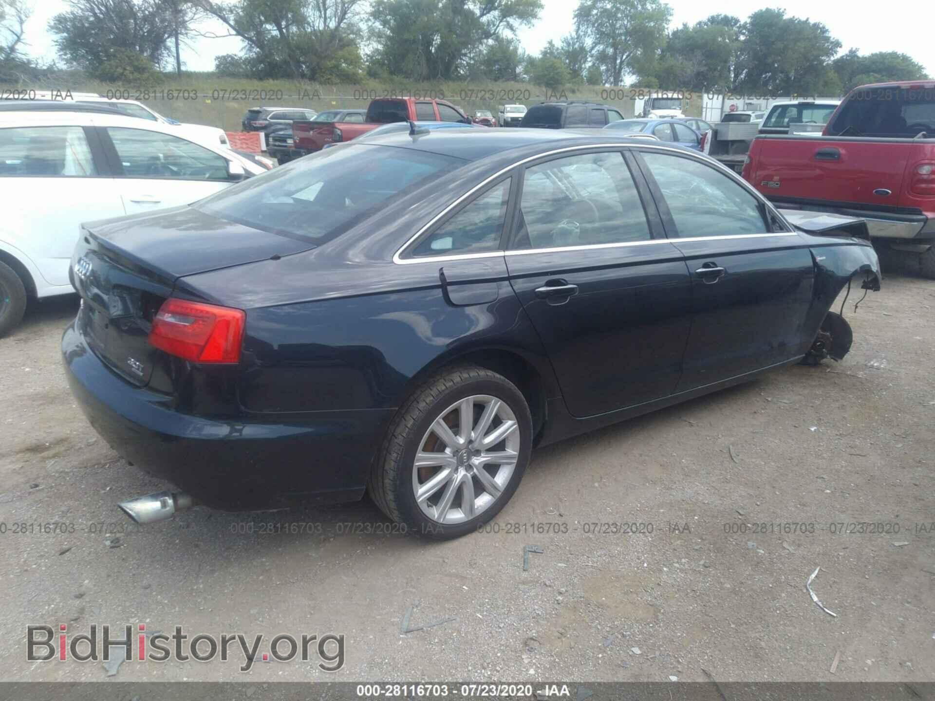 2013 AUDI A6 - VIN: WAUGGAFC1DN075863 - Фото 4