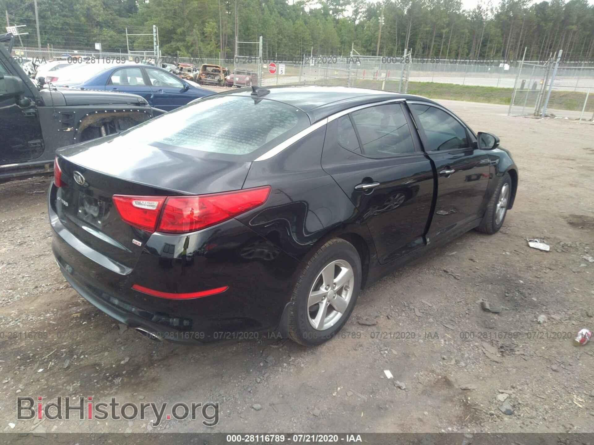 2015 KIA OPTIMA - VIN: 5XXGM4A72FG483553 - Фото 4