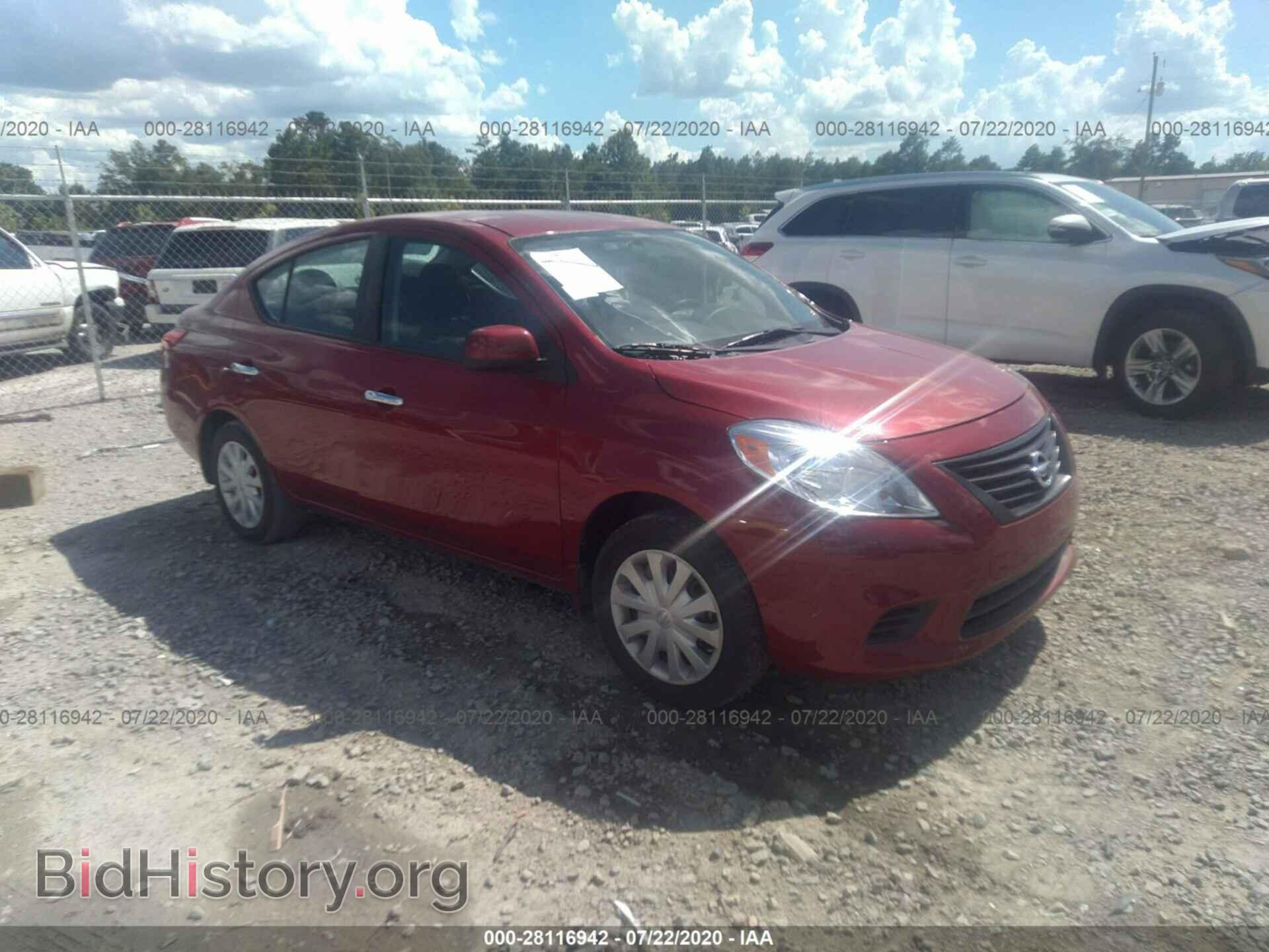 Фотография 3N1CN7AP5CL862482 - NISSAN VERSA 2012