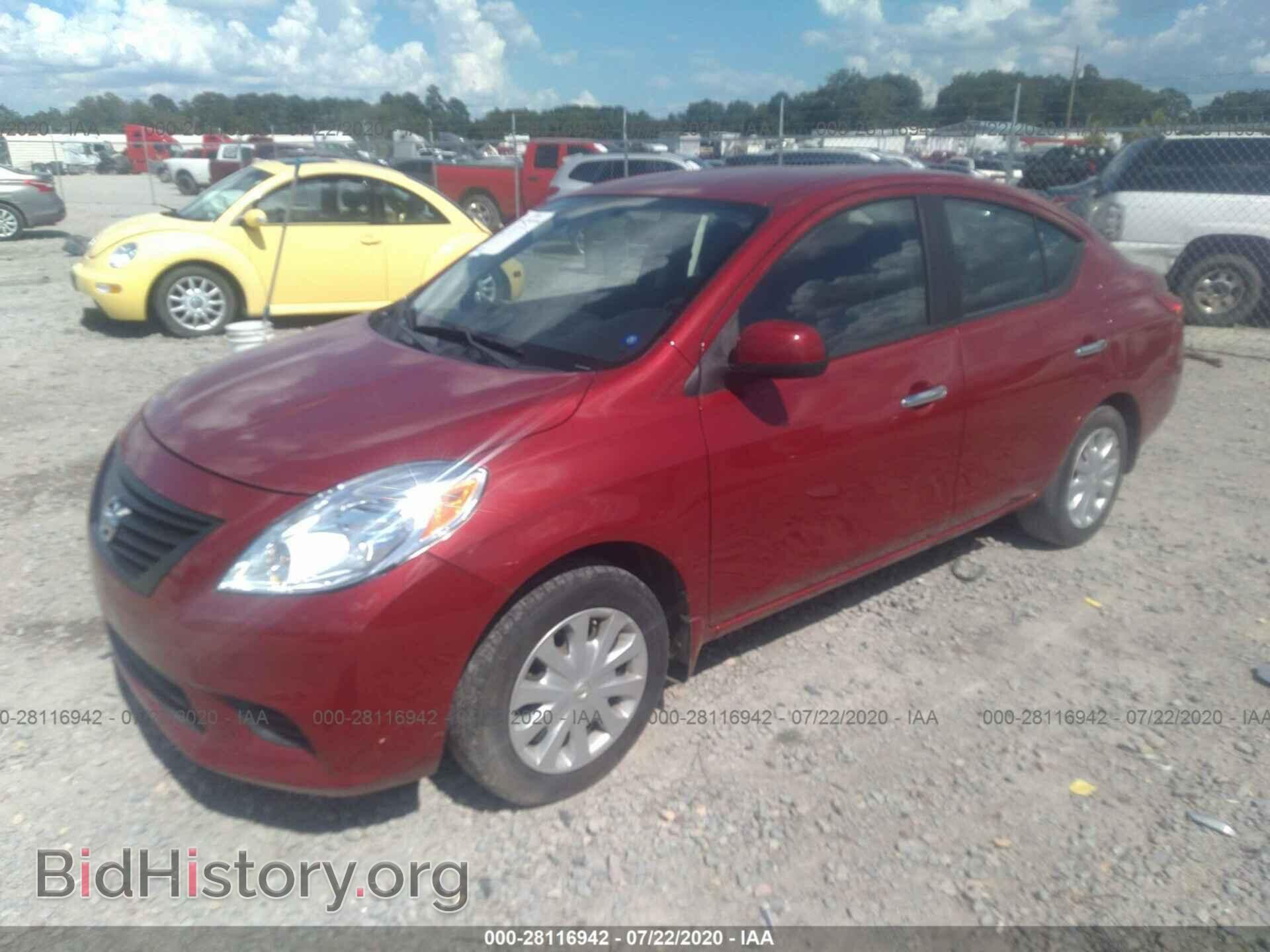 2012 NISSAN VERSA - VIN: 3N1CN7AP5CL862482 - Фото 2