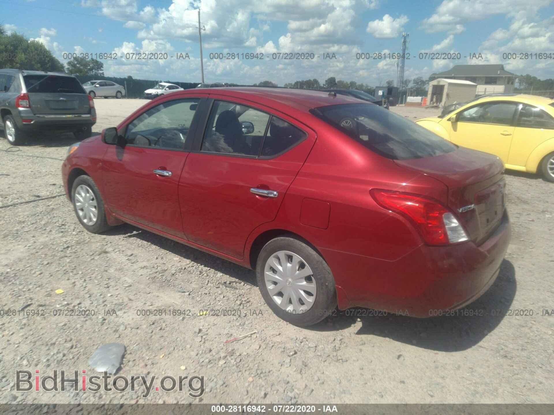 2012 NISSAN VERSA - VIN: 3N1CN7AP5CL862482 - Фото 3