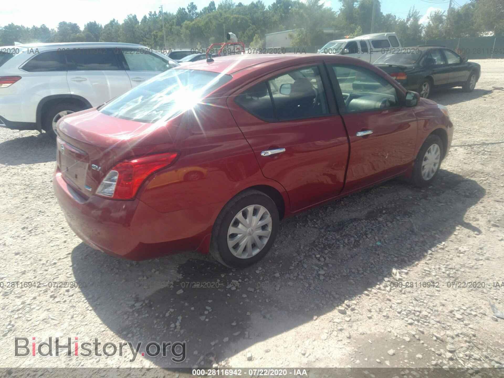 2012 NISSAN VERSA - VIN: 3N1CN7AP5CL862482 - Фото 4