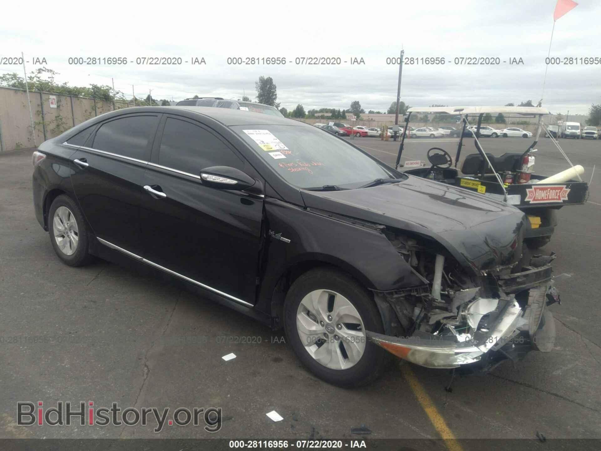 Photo KMHEC4A48DA089883 - HYUNDAI SONATA HYBRID 2013