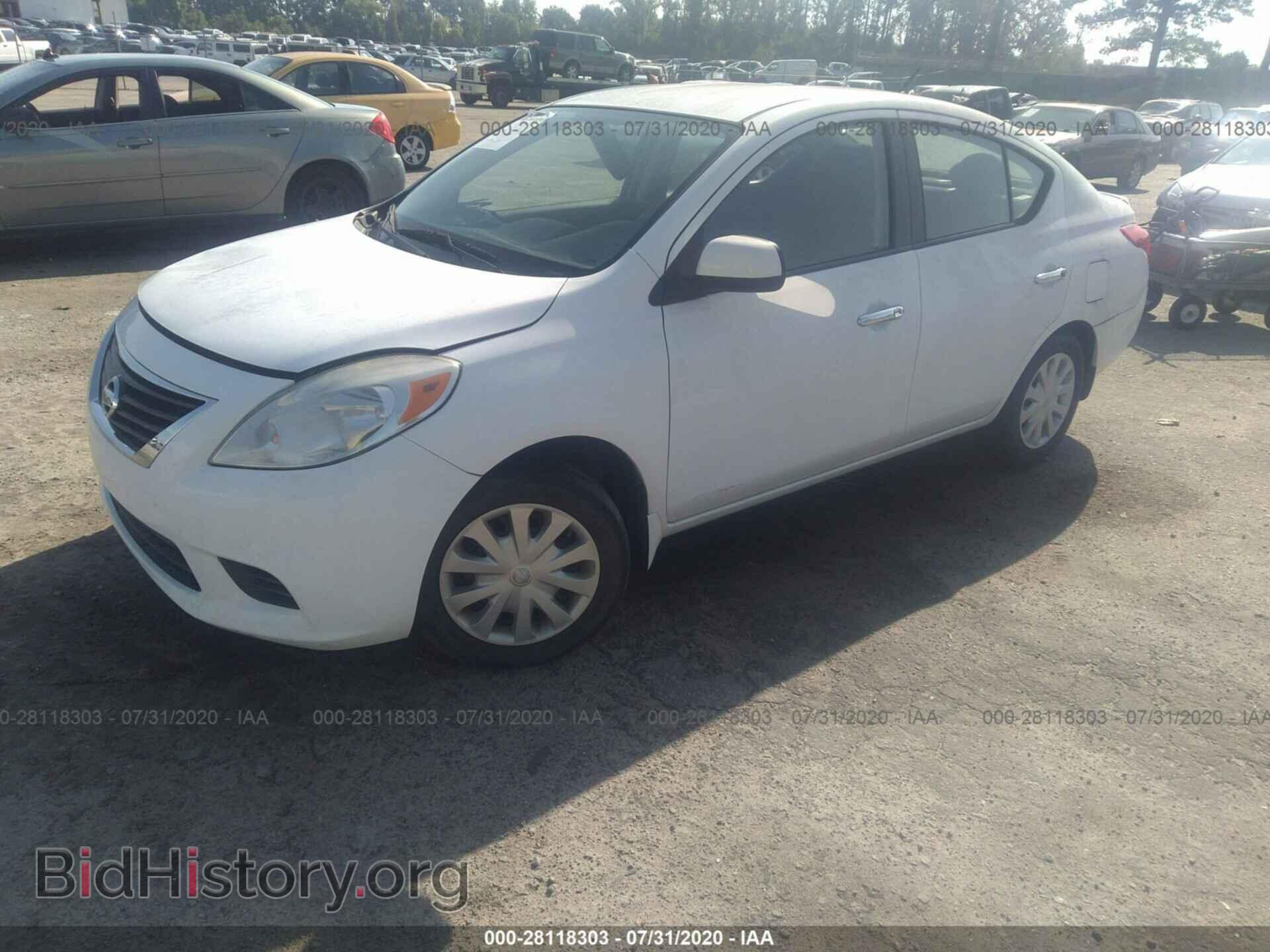 2012 NISSAN VERSA - VIN: 3N1CN7AP4CL906830 - Фото 2