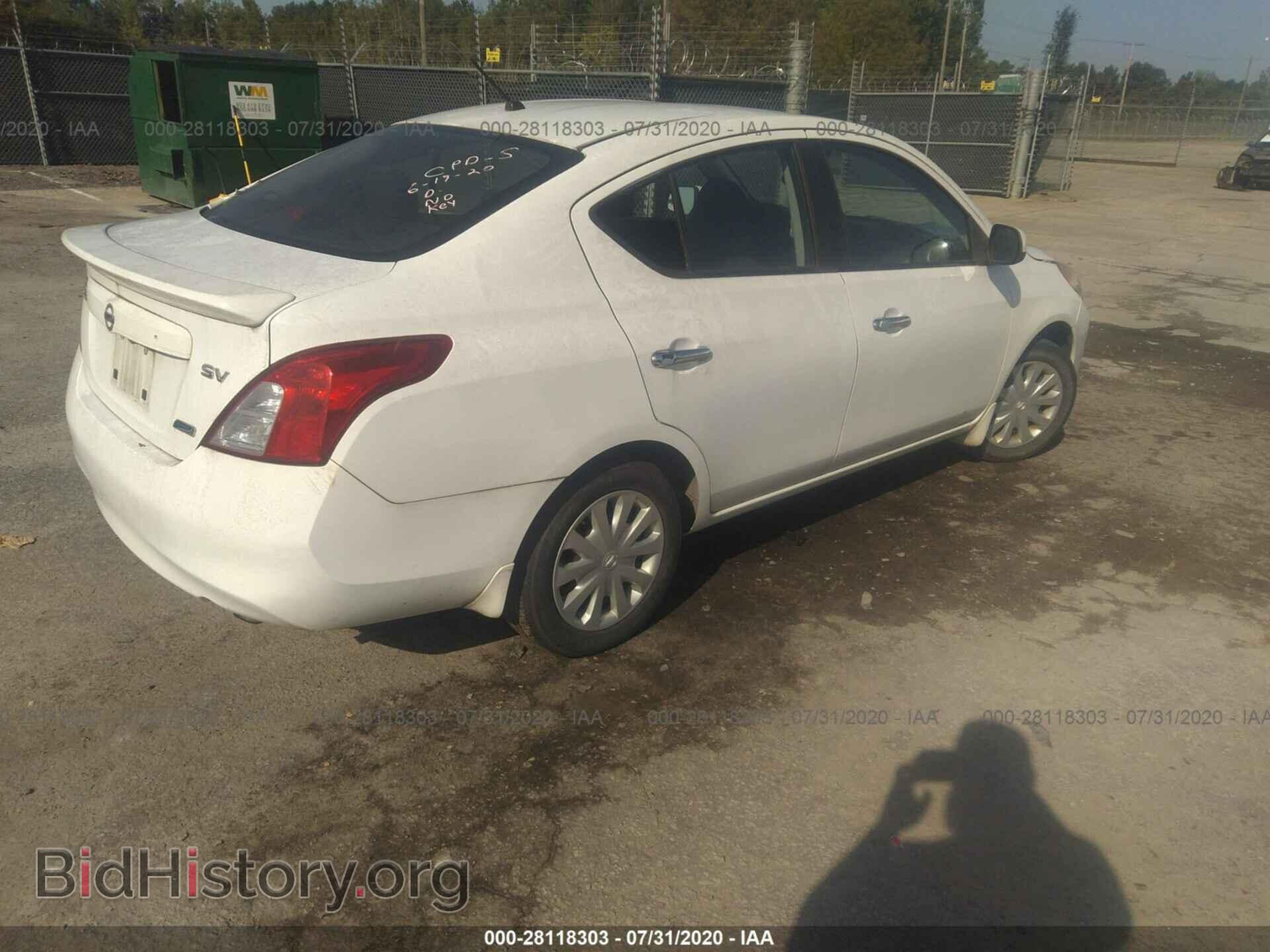 2012 NISSAN VERSA - VIN: 3N1CN7AP4CL906830 - Фото 4