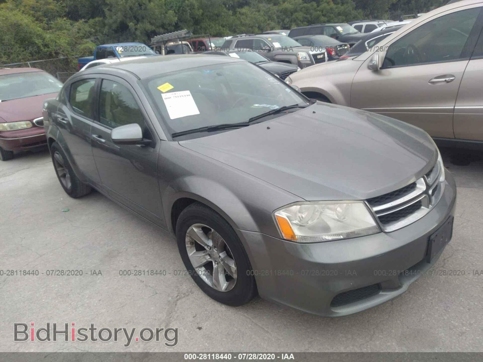 Photo 1C3CDZCB1CN178997 - DODGE AVENGER 2012