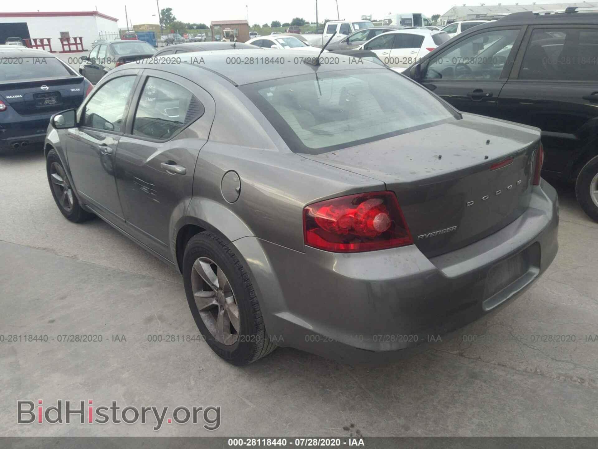 2012 DODGE AVENGER - VIN: 1C3CDZCB1CN178997 - Photo 3