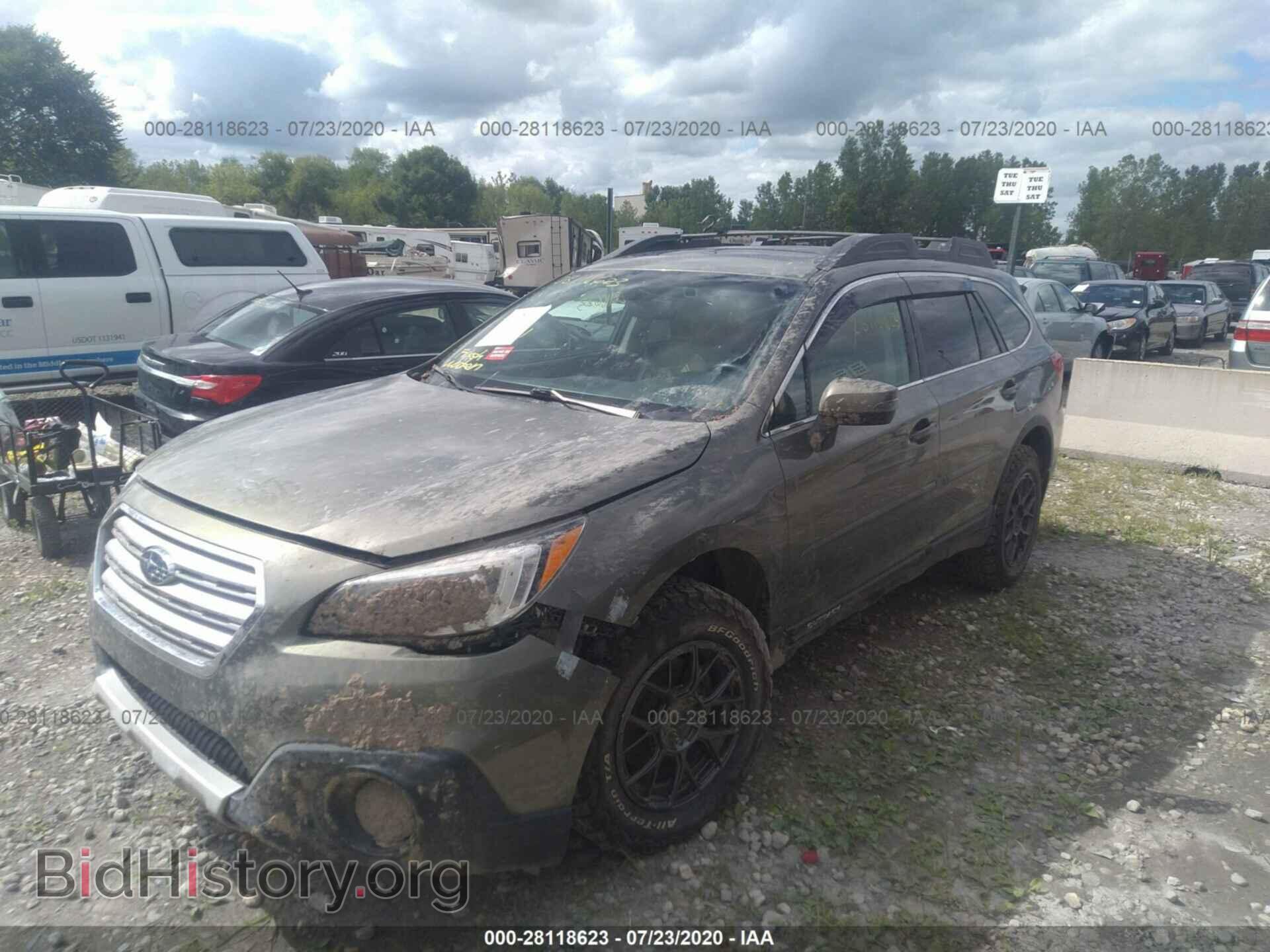 2016 SUBARU OUTBACK - VIN: 4S4BSENC2G3349264 - Фото 2