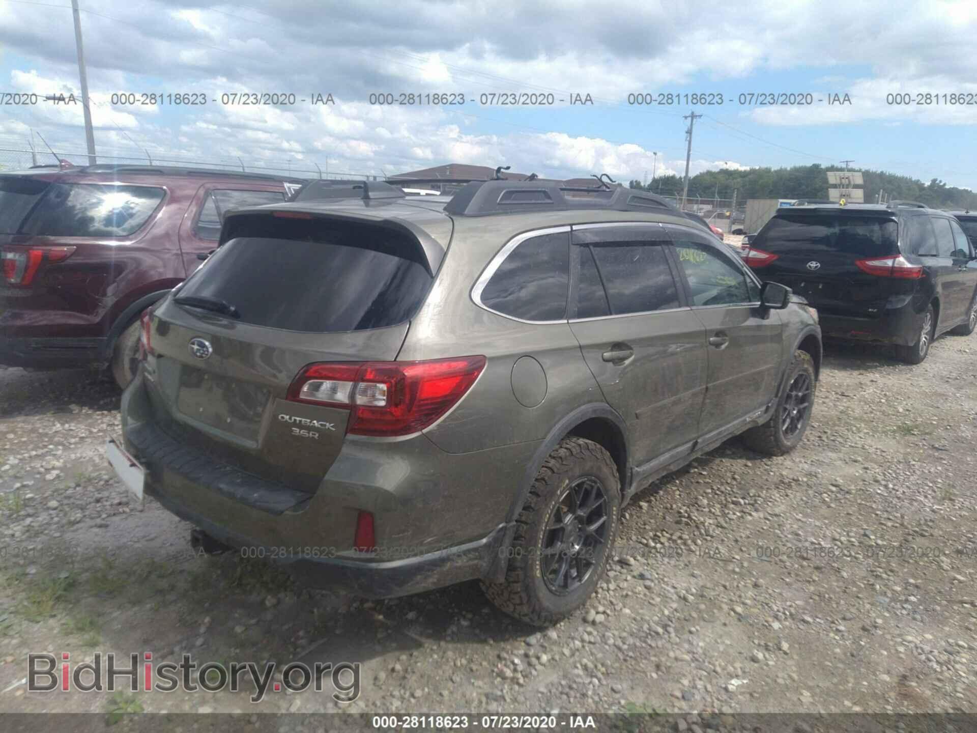 2016 SUBARU OUTBACK - VIN: 4S4BSENC2G3349264 - Фото 4