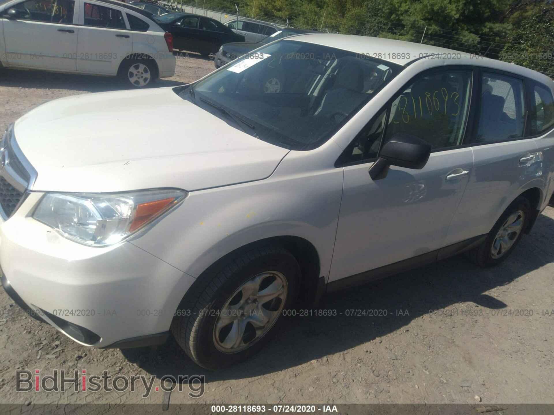 2014 SUBARU FORESTER - VIN: JF2SJAAC8EH485065 - Фото 2