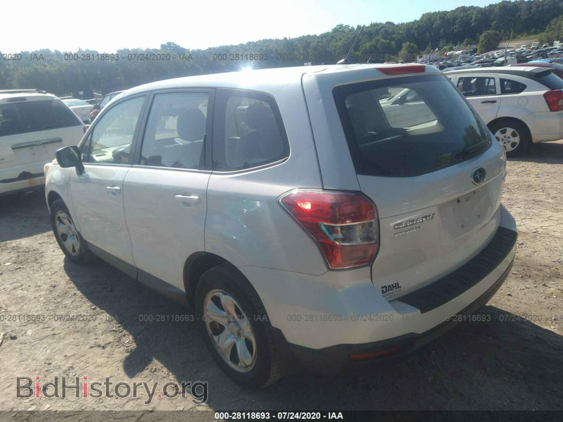2014 SUBARU FORESTER - VIN: JF2SJAAC8EH485065 - Фото 3