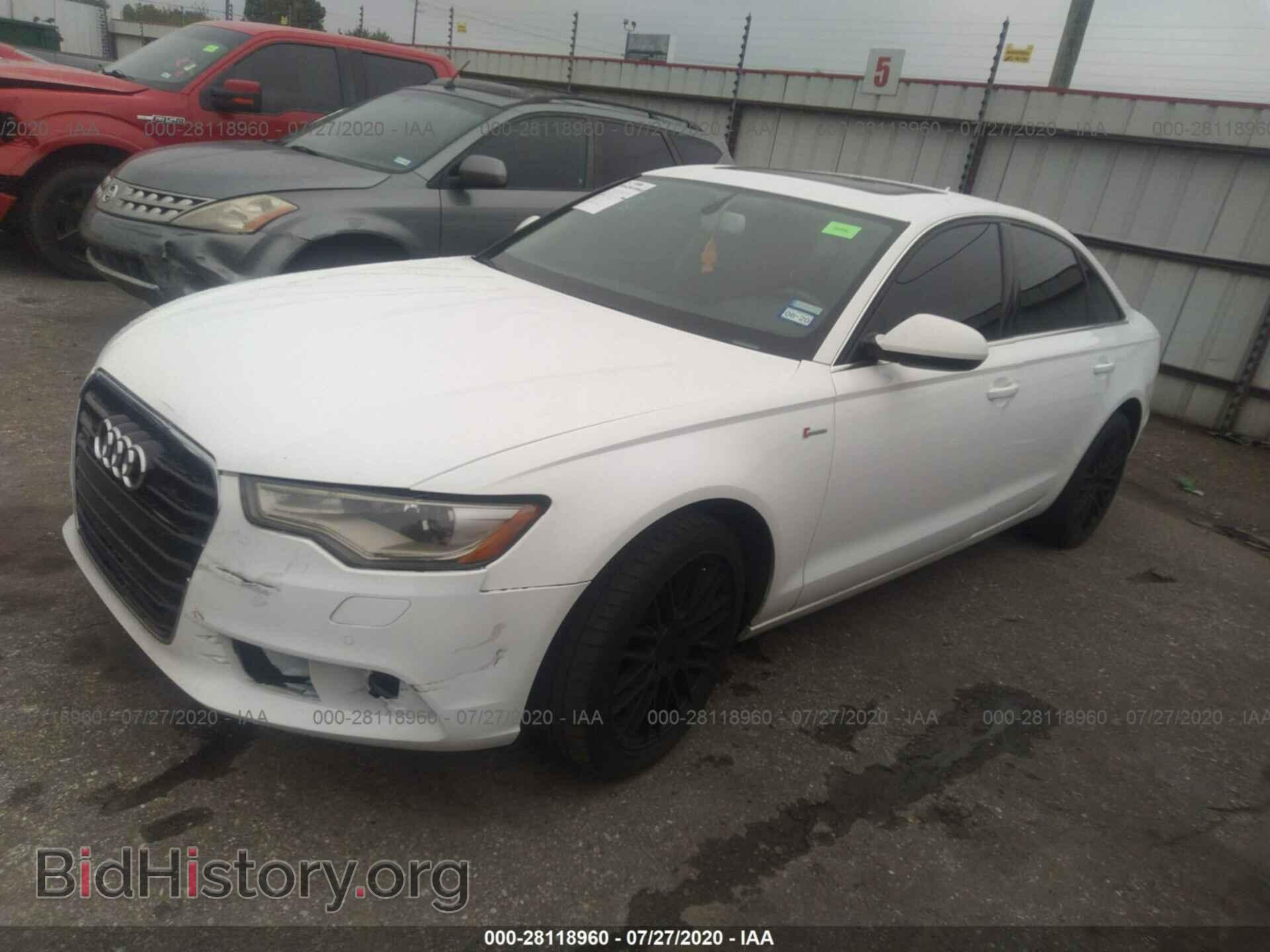 2012 AUDI A6 - VIN: WAUGGAFC5CN054514 - Фото 2