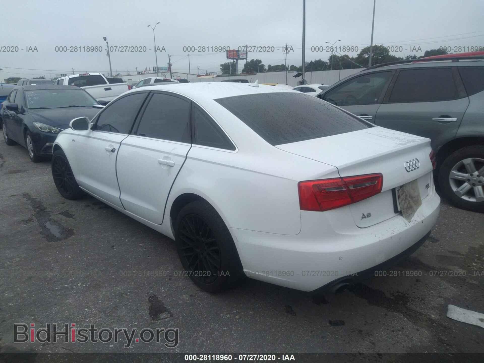 2012 AUDI A6 - VIN: WAUGGAFC5CN054514 - Фото 3
