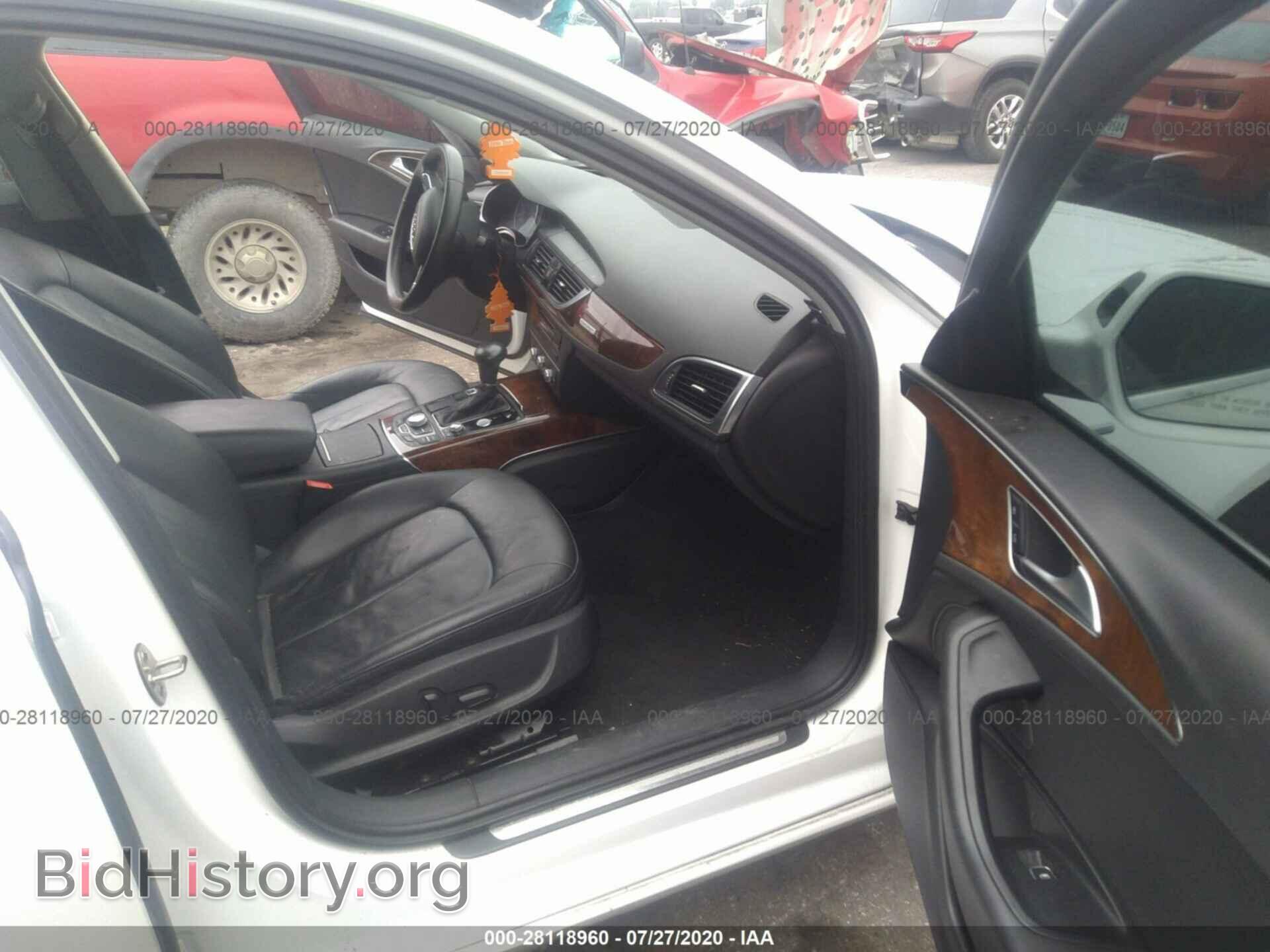 2012 AUDI A6 - VIN: WAUGGAFC5CN054514 - Фото 5