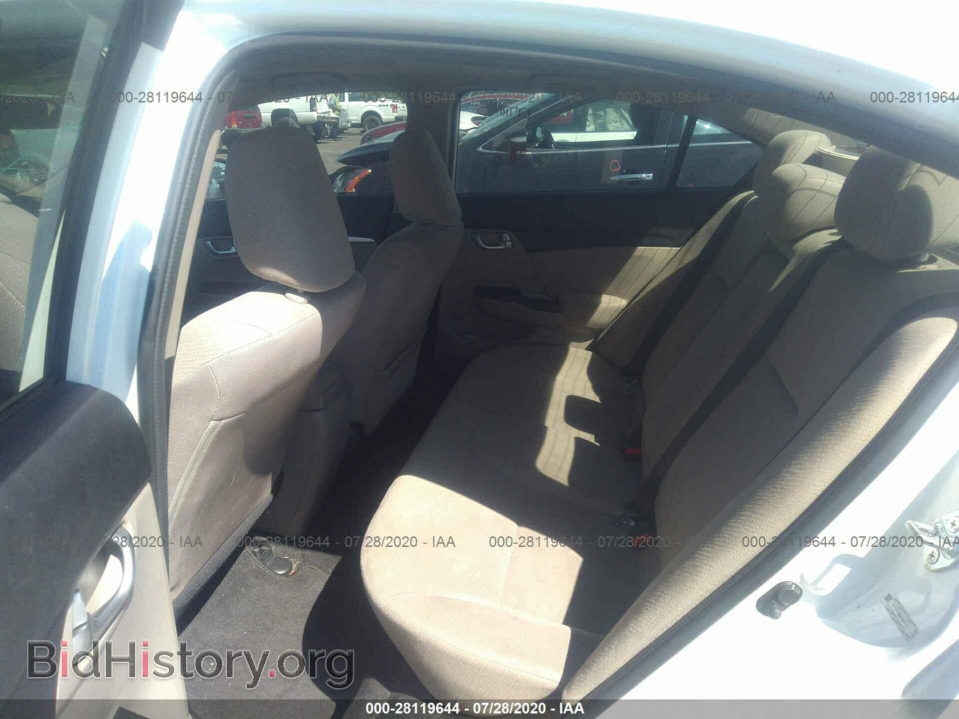 2013 HONDA CIVIC SDN - VIN: 19XFB2F82DE254173 - Фото 8