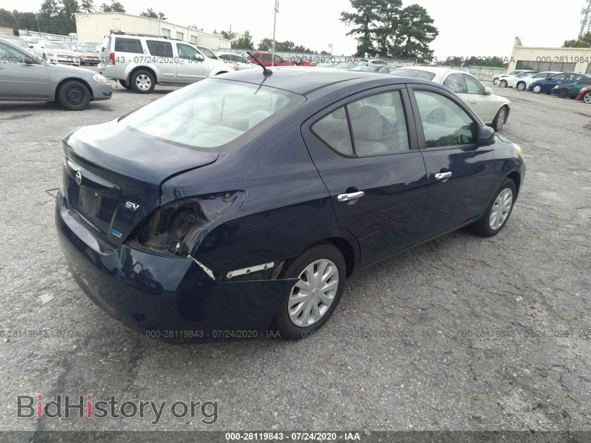 2012 NISSAN VERSA - VIN: 3N1CN7AP1CL818429 - Фото 4