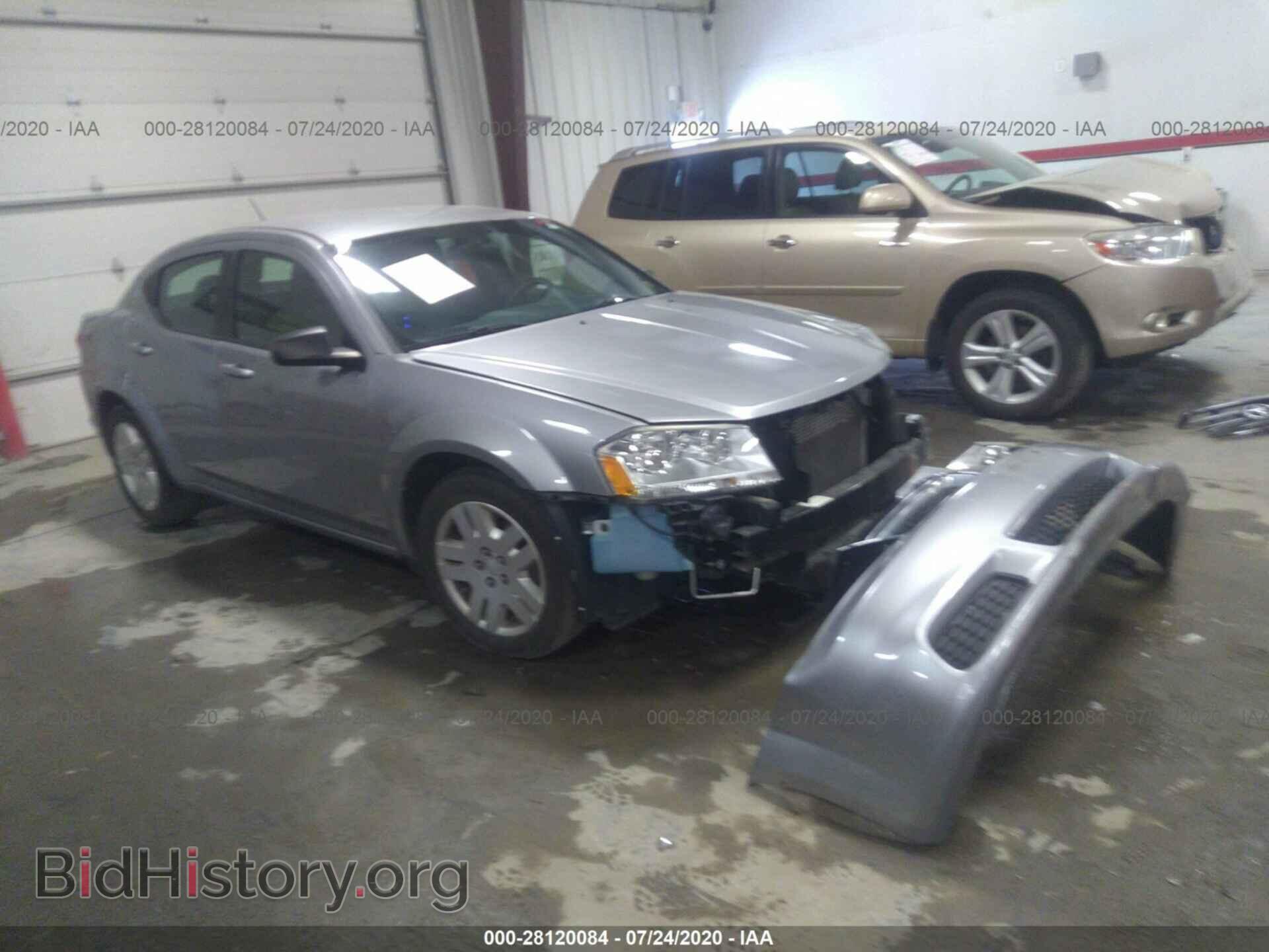 Фотография 1C3CDZAG9DN749412 - DODGE AVENGER 2013