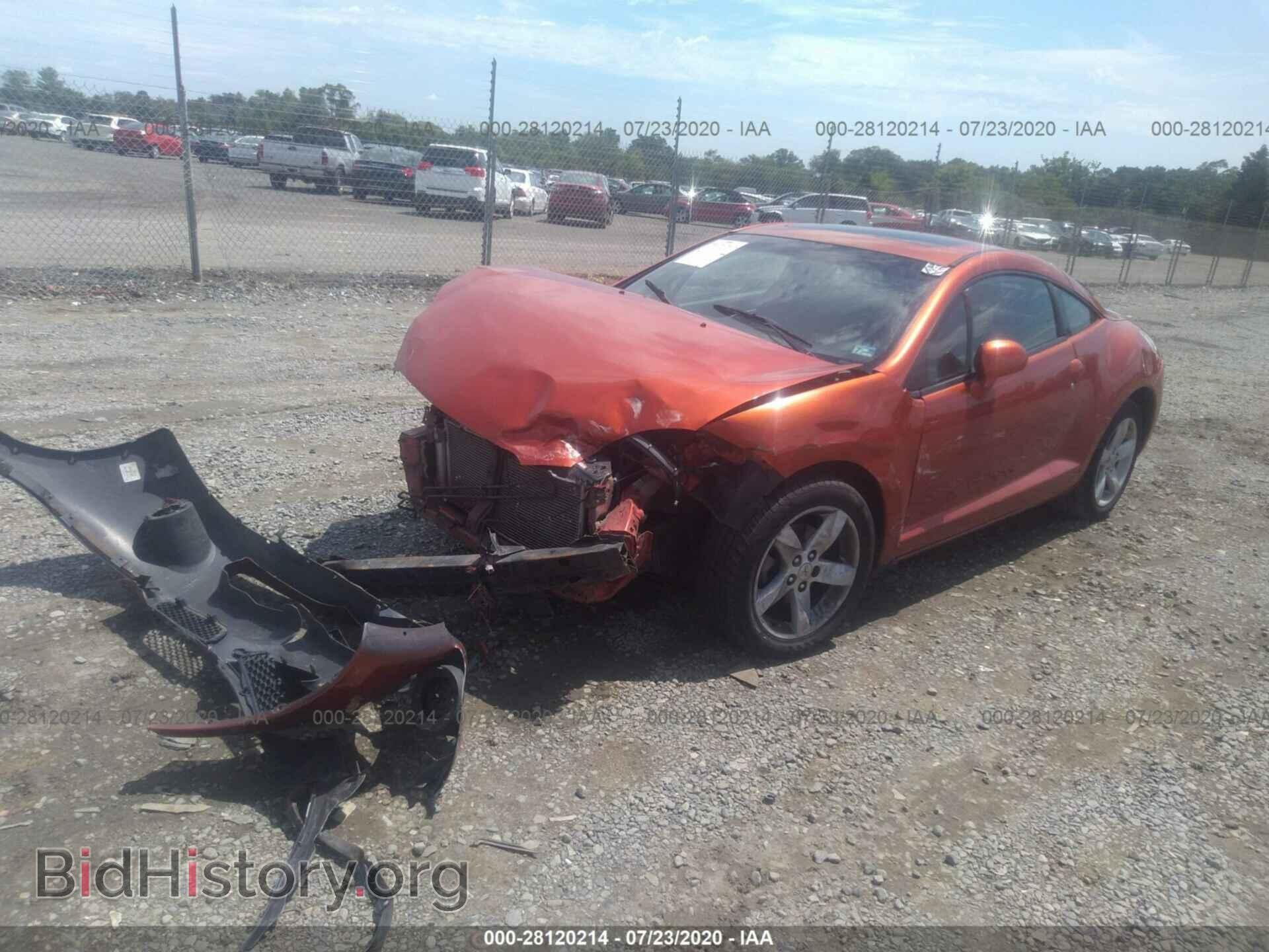 2007 MITSUBISHI ECLIPSE - VIN: 4A3AK24F27E016784 - Photo 2