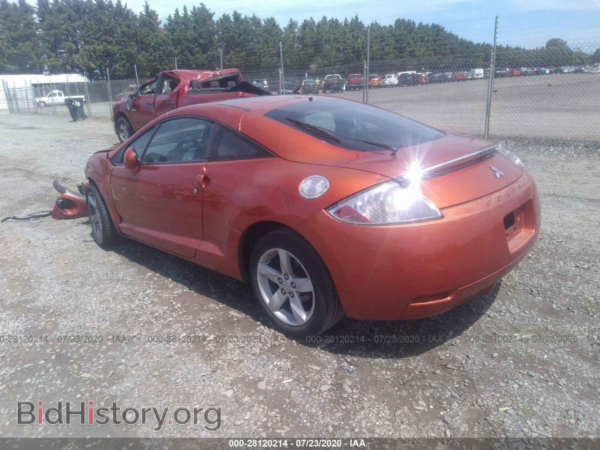 2007 MITSUBISHI ECLIPSE - VIN: 4A3AK24F27E016784 - Photo 3