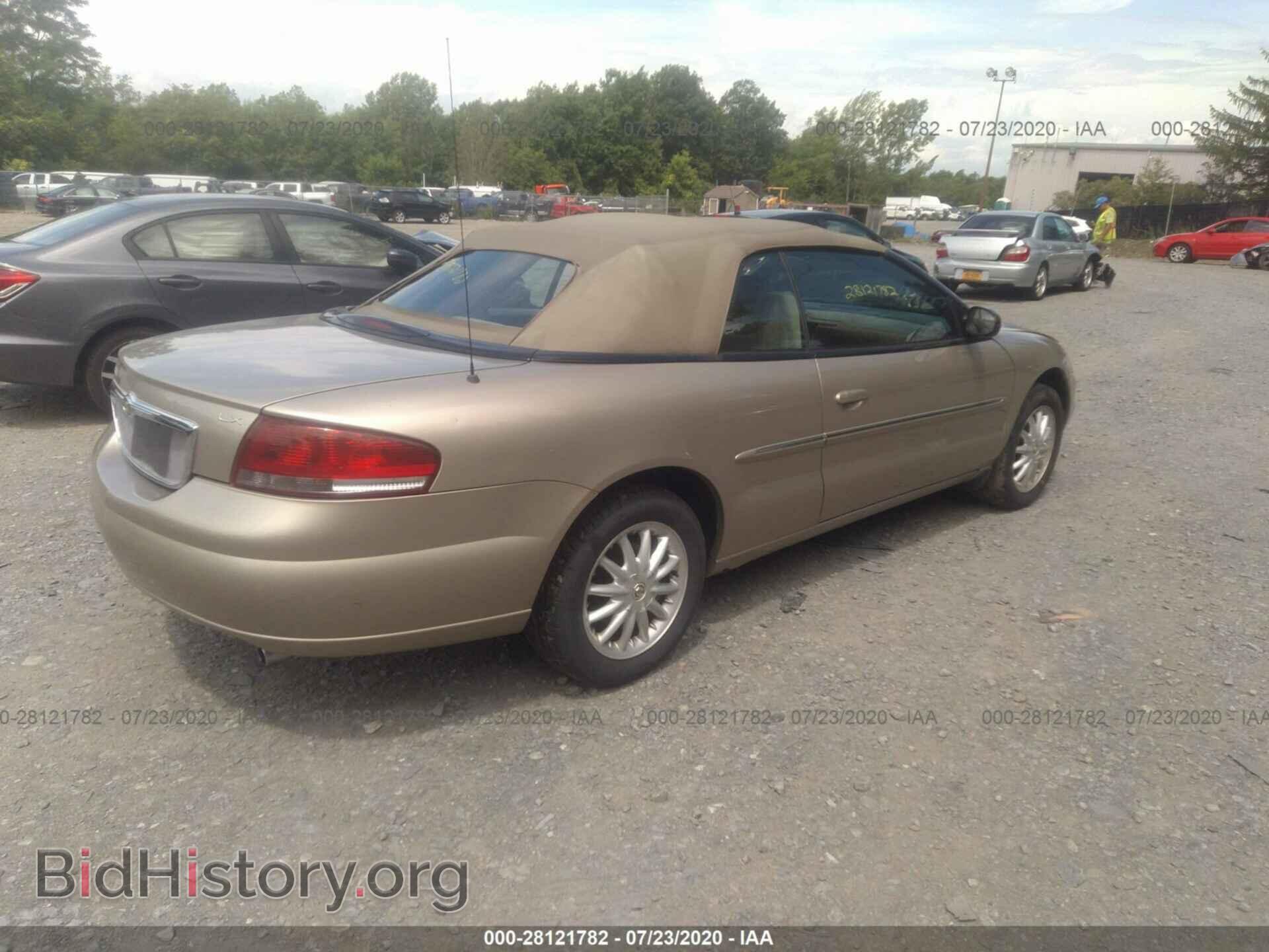 2002 CHRYSLER SEBRING - VIN: 1C3EL45RX2N127439 - Фото 4