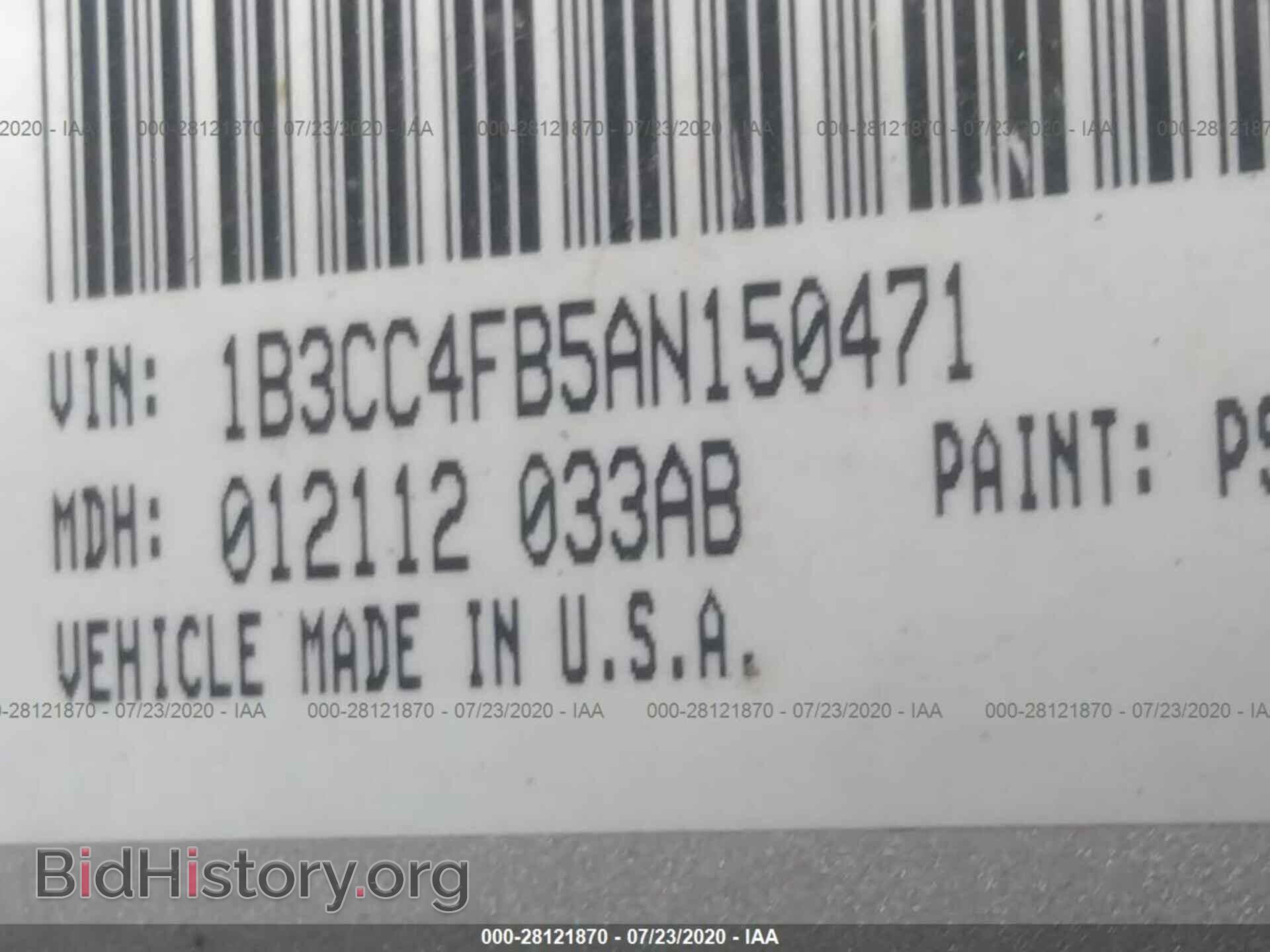 2010 DODGE AVENGER - VIN: 1B3CC4FB5AN150471 - Фото 9