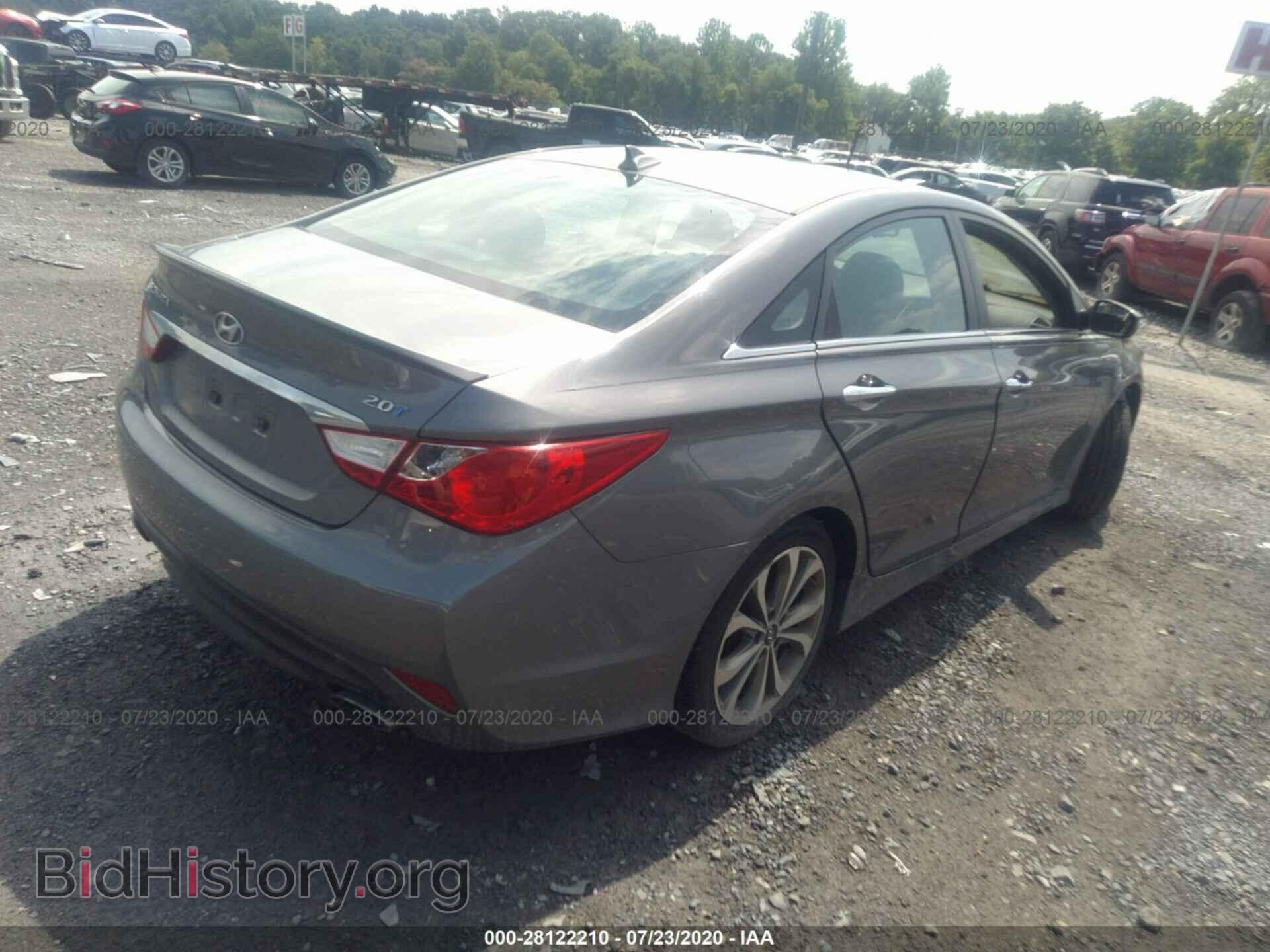 2014 HYUNDAI SONATA - VIN: 5NPEC4ABXEH932849 - Фото 4