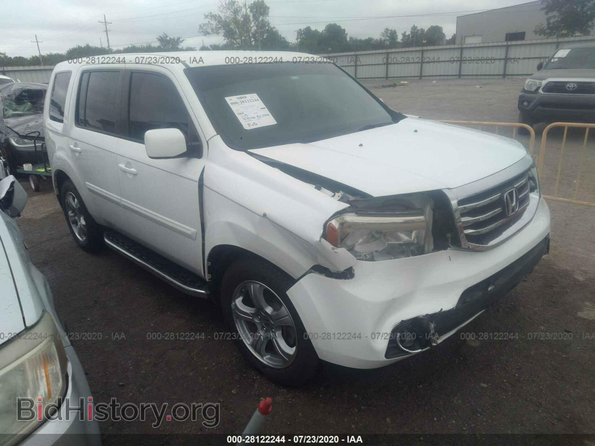 Photo 5FNYF4H44CB073345 - HONDA PILOT 2012