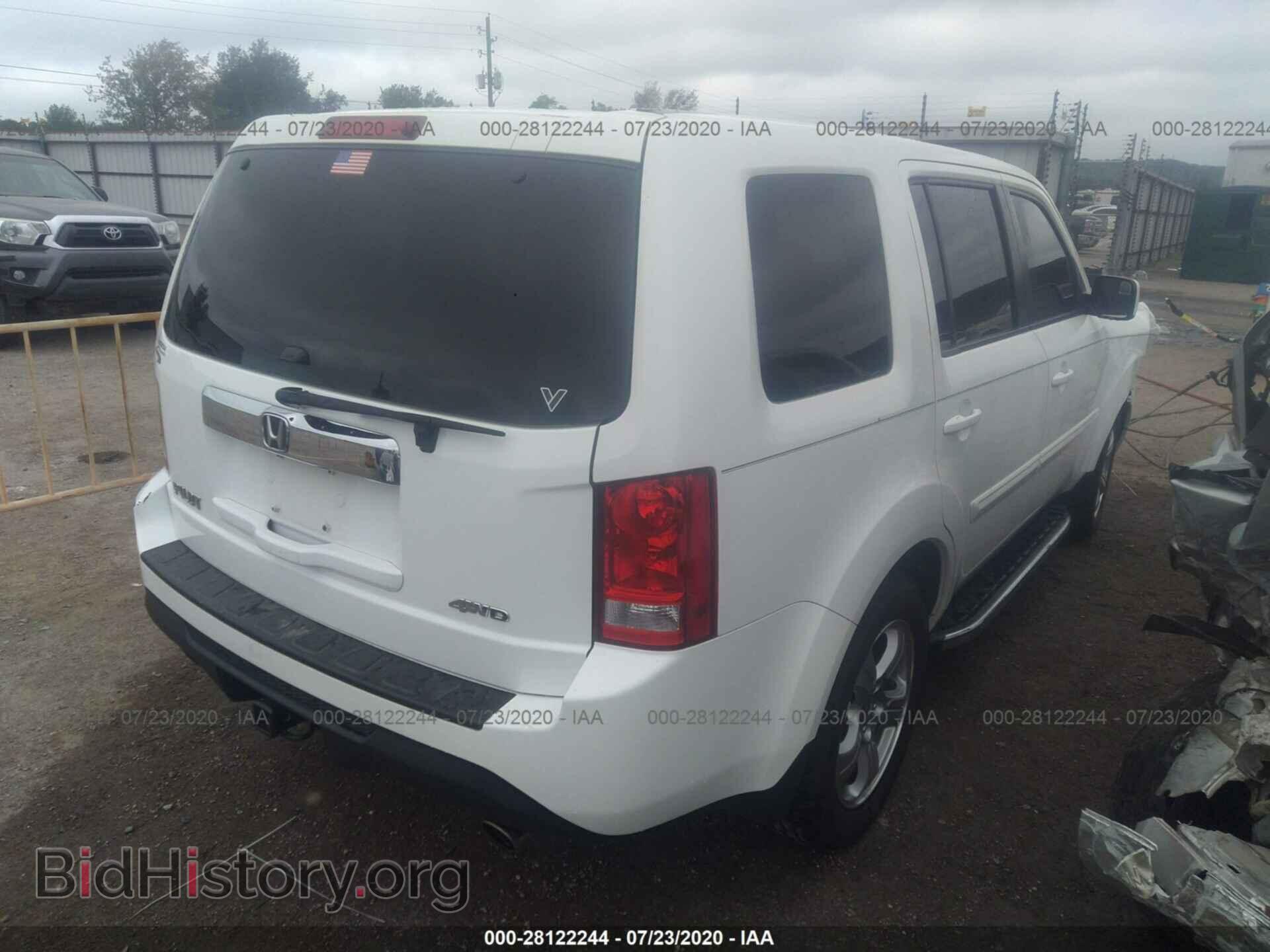 2012 HONDA PILOT - VIN: 5FNYF4H44CB073345 - Фото 4